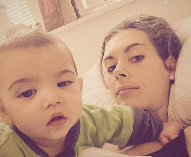 Jana pictured with her child. Photo / via Facebook