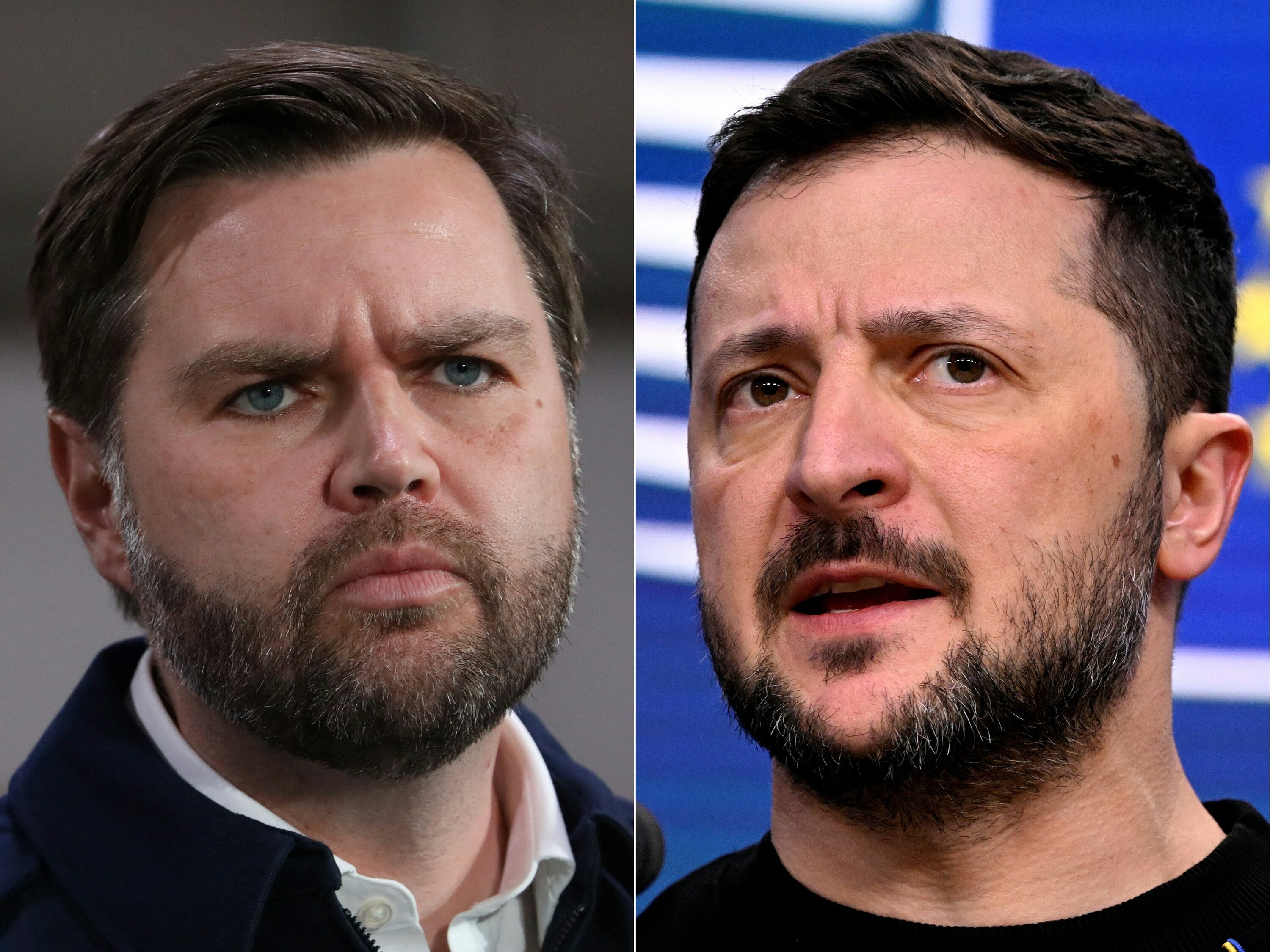 US Vice-President JD Vance met with Ukraine's President Volodymyr Zelenskyy in Munich. / AFP