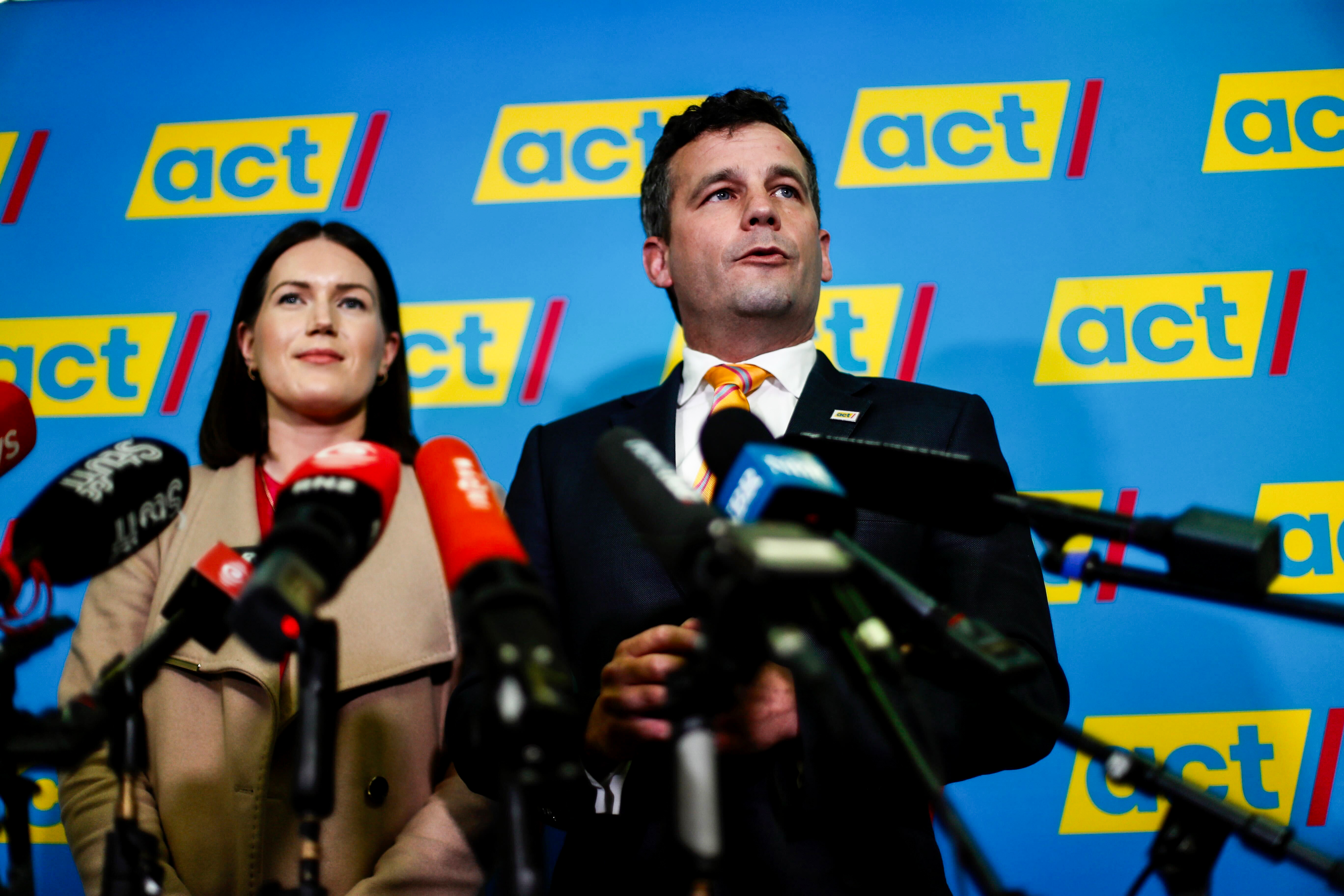 Act leader David Seymour proposes to rewrite the Treaty of Waitangi principles before putting them to a public vote. Photo / Dean Purcell