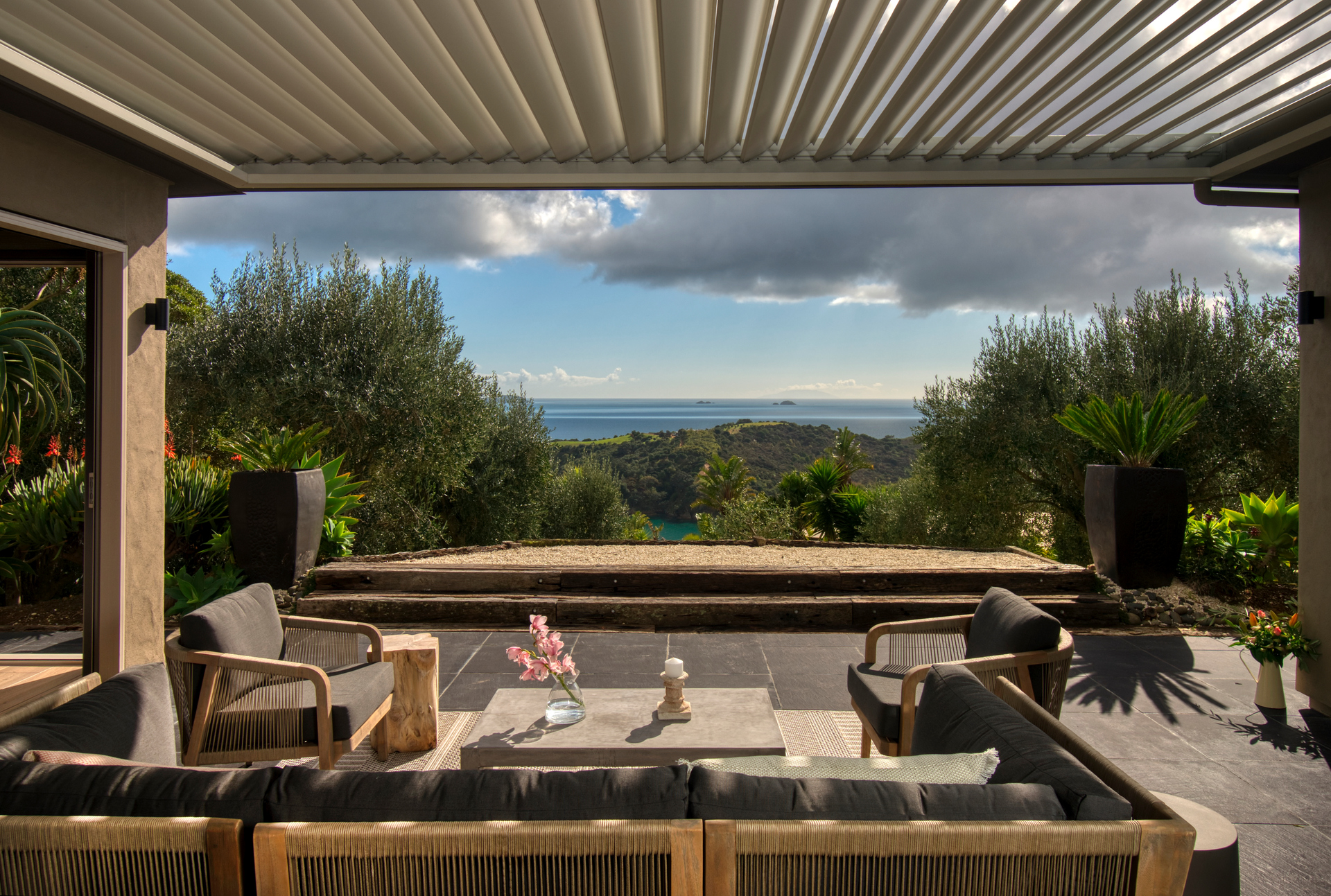 The view from The Owner's Villa at Delamore Lodge. Photo / Supplied