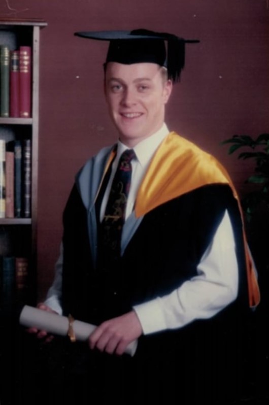 Christopher Luxon was the first in his family to go to university. Photo / Supplied 