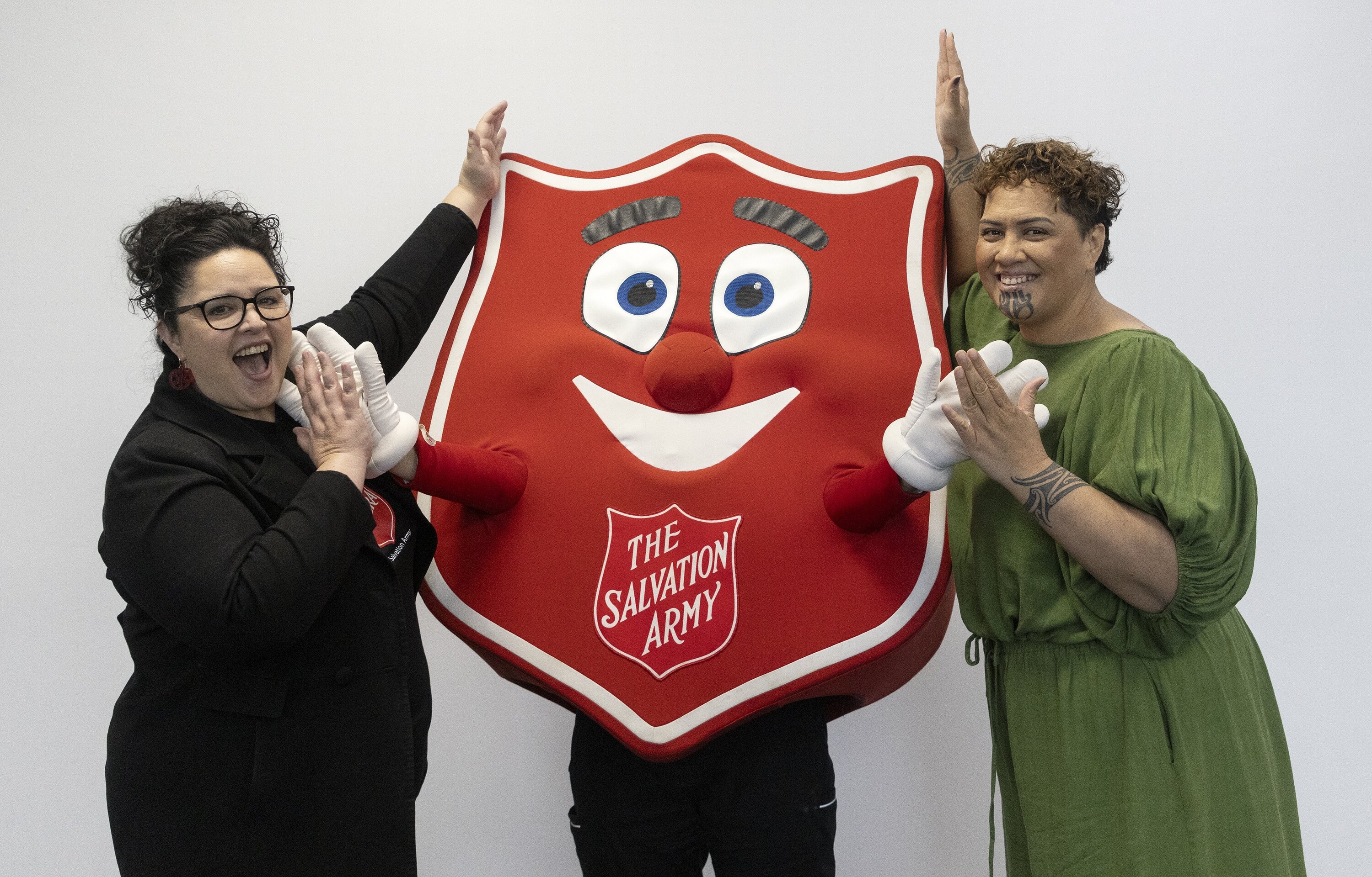 Rotorua Daily Post Salvation Army Christmas appeal.  Corps officer and CM Director Hanna Seddon (left) and Community Ministries Manager Darnielle Hoods. Photo / Andrew Warner 