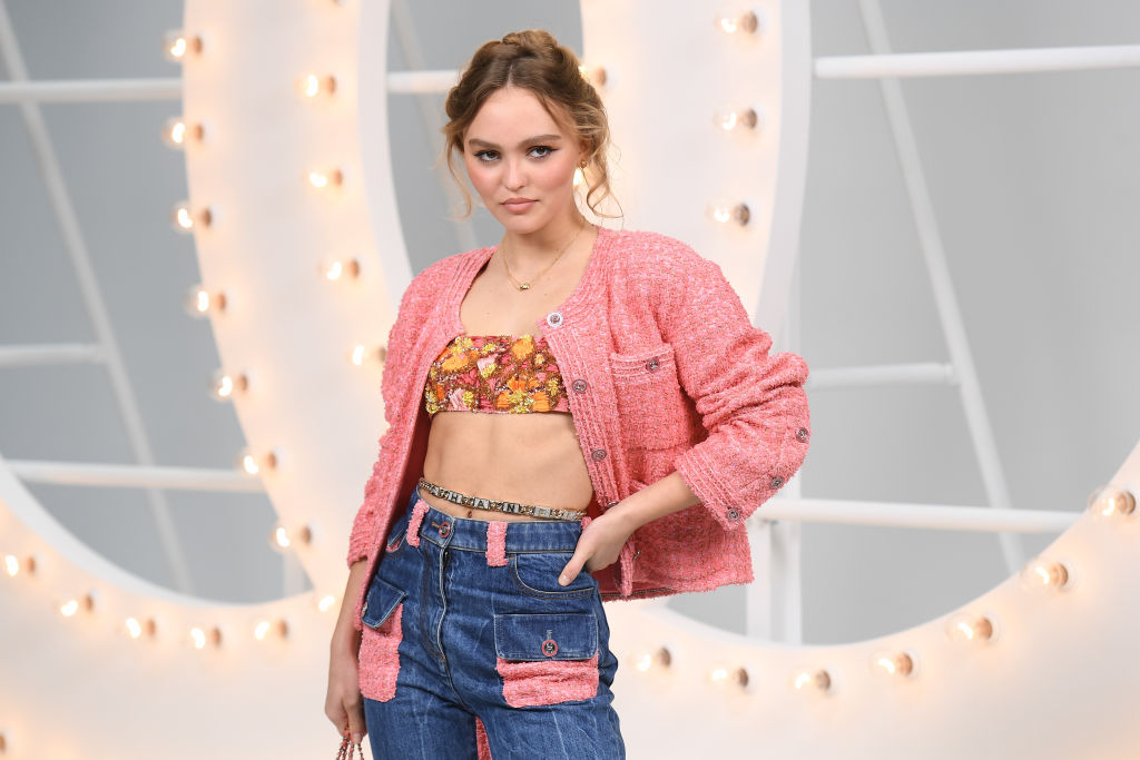 Lily-Rose Depp attends the Chanel Womenswear Spring/Summer 2021 show as part of Paris Fashion Week on October 6, 2020 in Paris, France. Photo / Getty Images