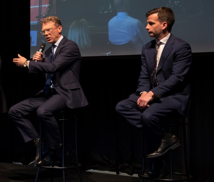 Paul Goldsmith and David Seymour. Photo / supplied