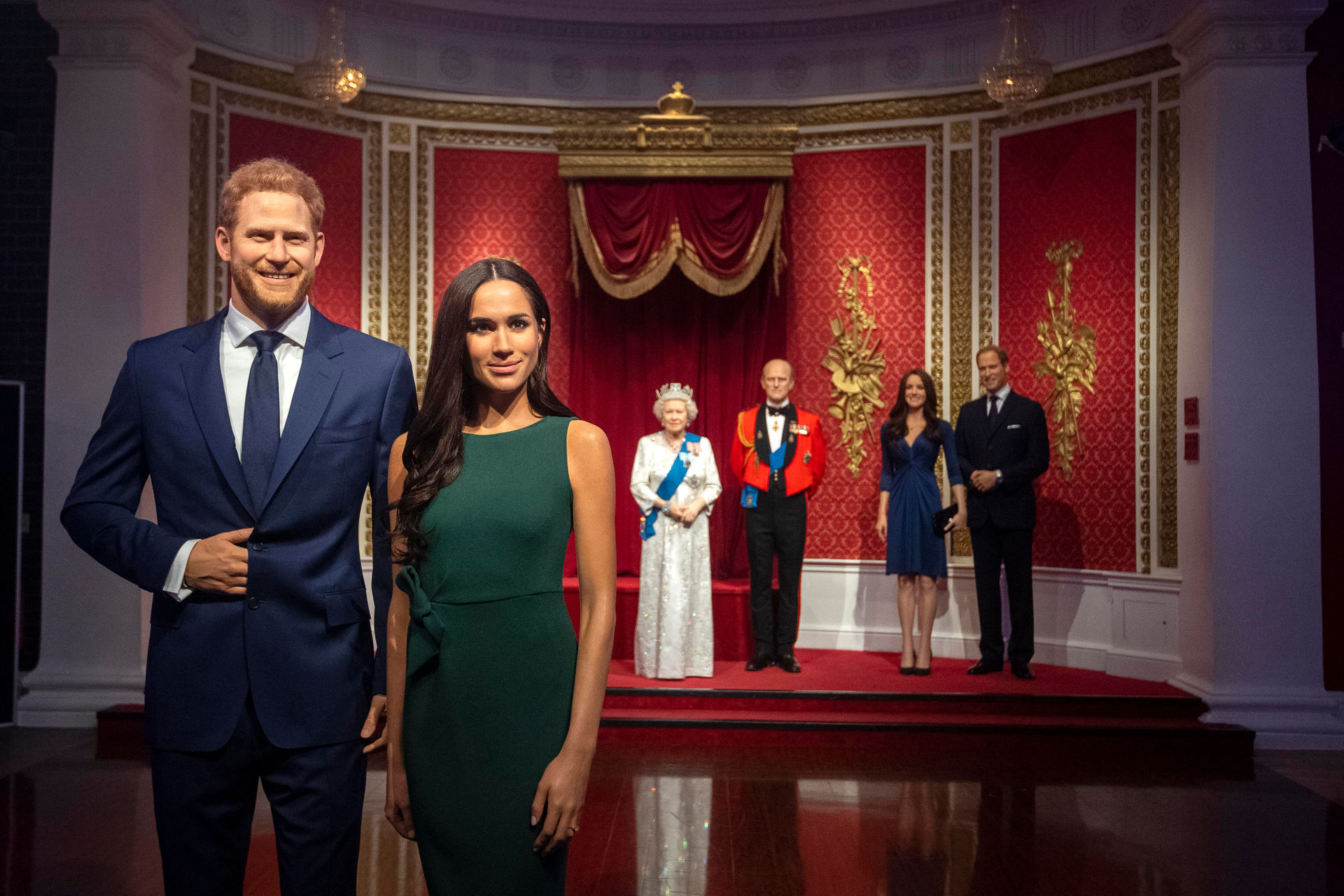 The general manager said: 'They are two of our most popular and well-loved figures they will of course remain an important feature at Madame Tussauds'. Photo / PA