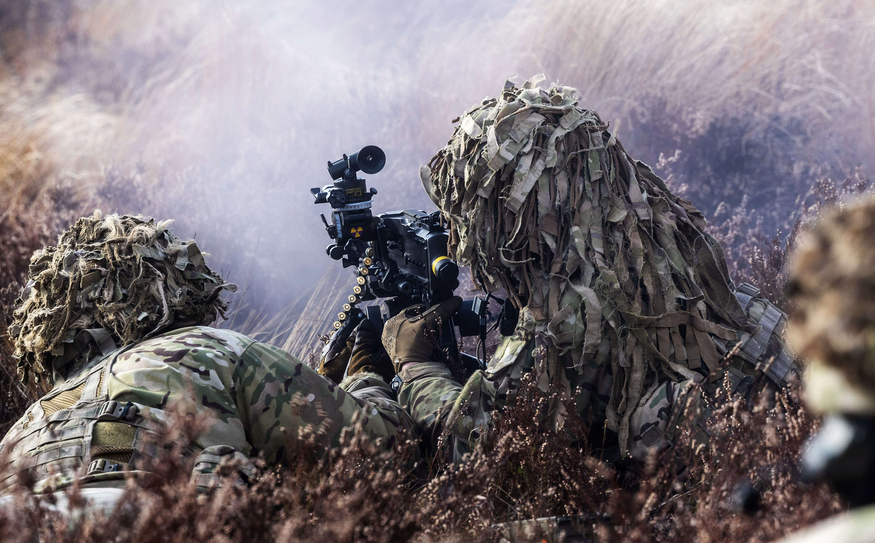 The New Zealand Army held 12-day Exercise Vengence in Waiouru over early winter. Seen here are soldiers from Victor Company  from the 1st Battalion, Royal New Zealand Infantry Regiment. Photo / Mike Scott