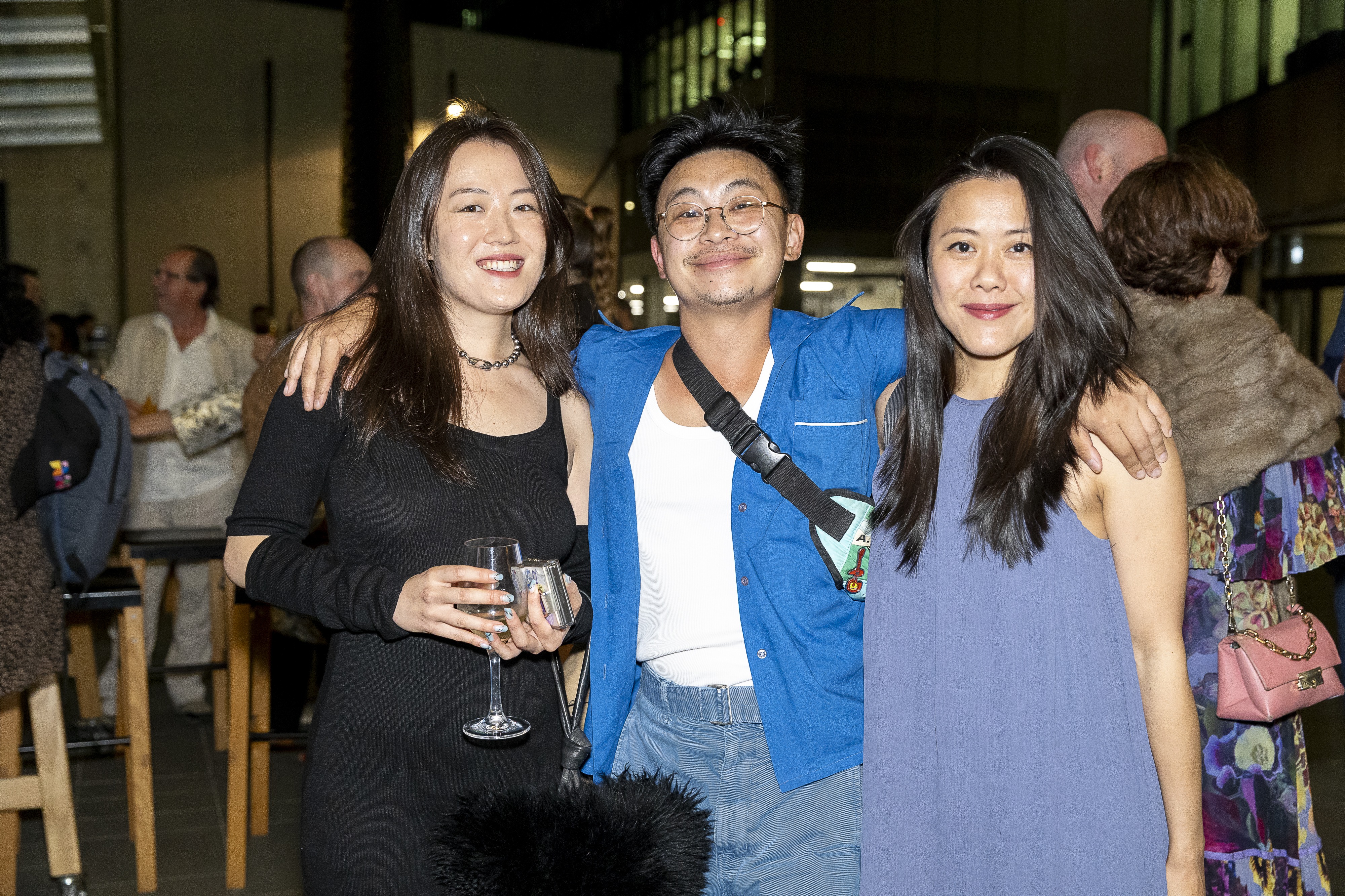 Hazel Oh (left), Nathan Joe and Dawn Cheong. Photo / Ida Larsson