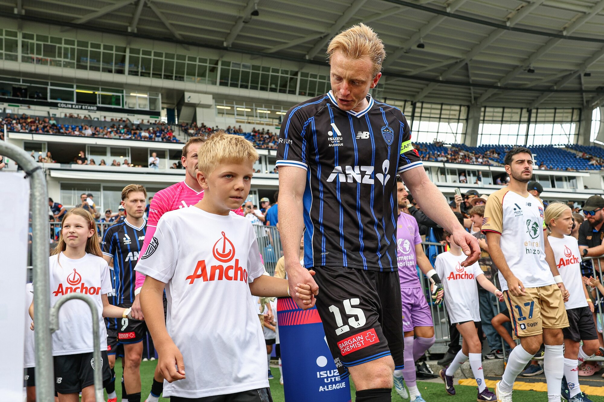 Francis de Vries has become an important leader at Auckland FC.