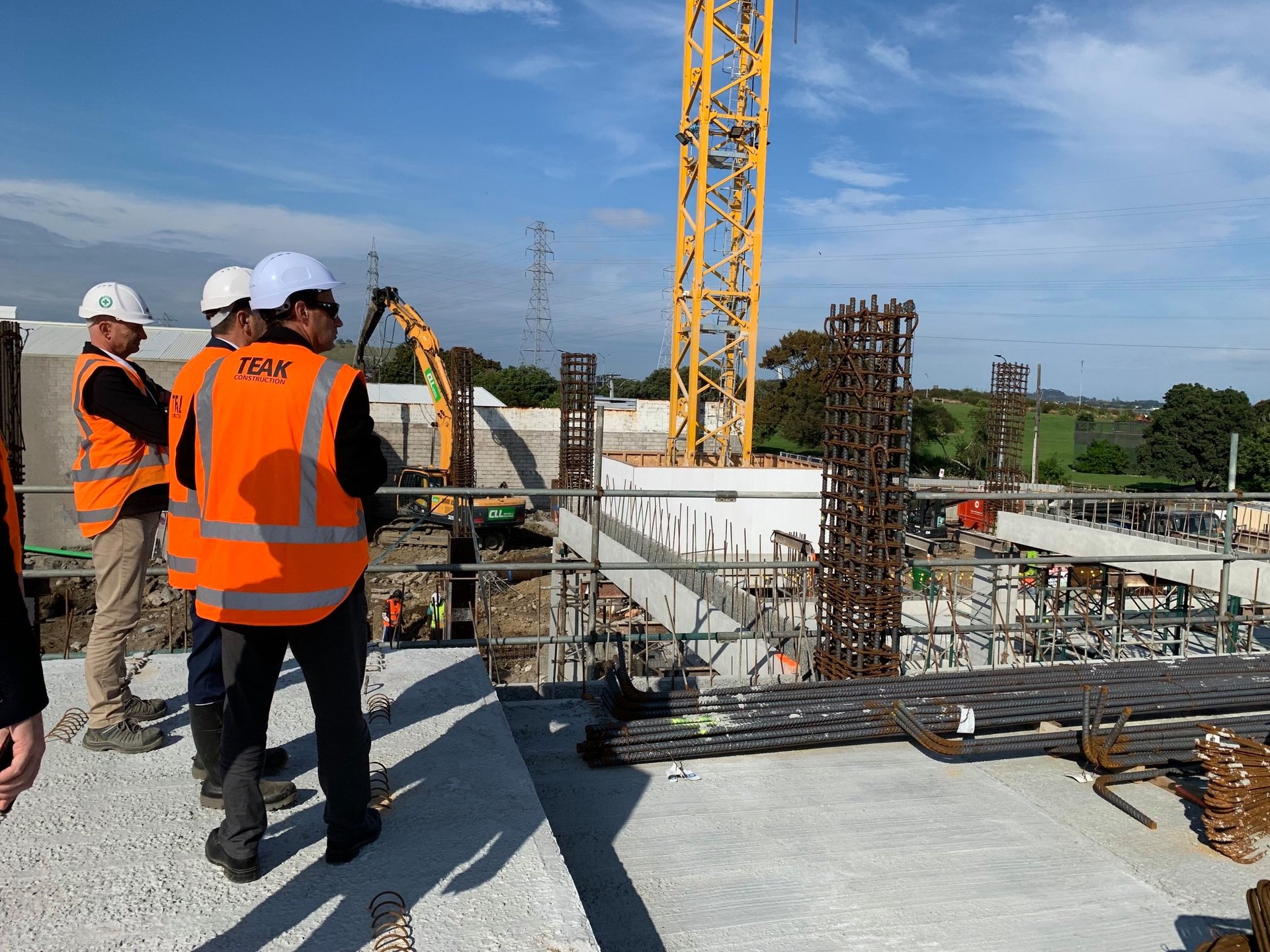 When Teak was on the job at Beachcroft. Photo / supplied