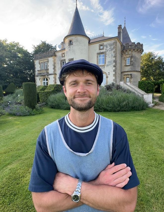 Noble cooked for a group of friends who had rented out a beautiful chateau in France. Photo / Outspoken