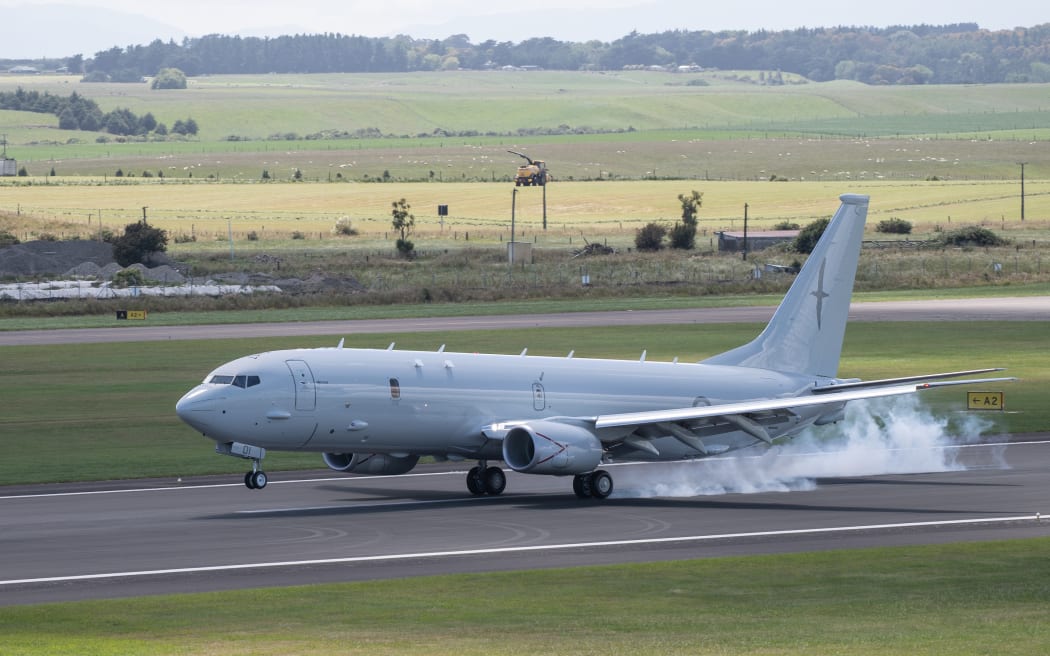 The likes of this P-8A Poseidon landing at RNZAF Base Ōhakea might, in 18 months, have the more frequent company of jumbo jets. Photo / RNZAF, Flight Sergeant Sam Shepherd