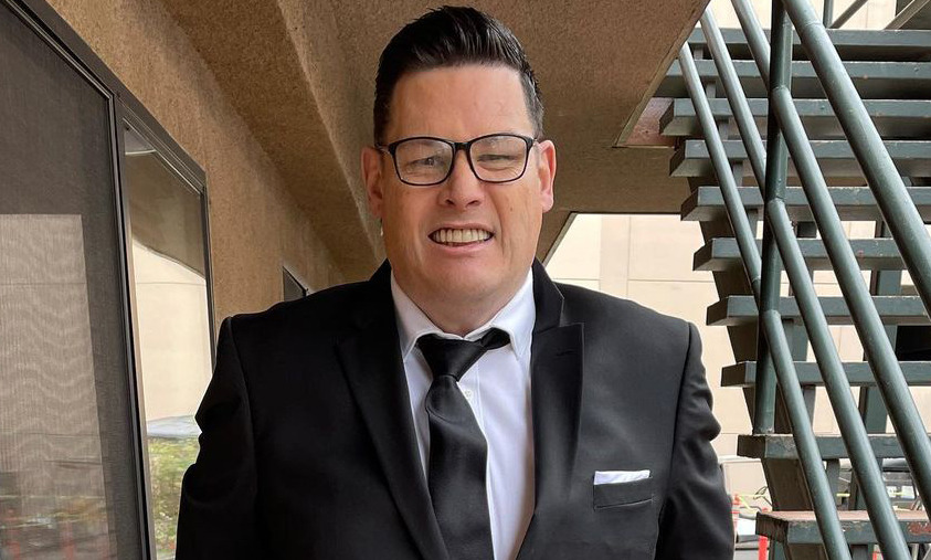Mark Labbett has seemingly found love. Photo / Instagram