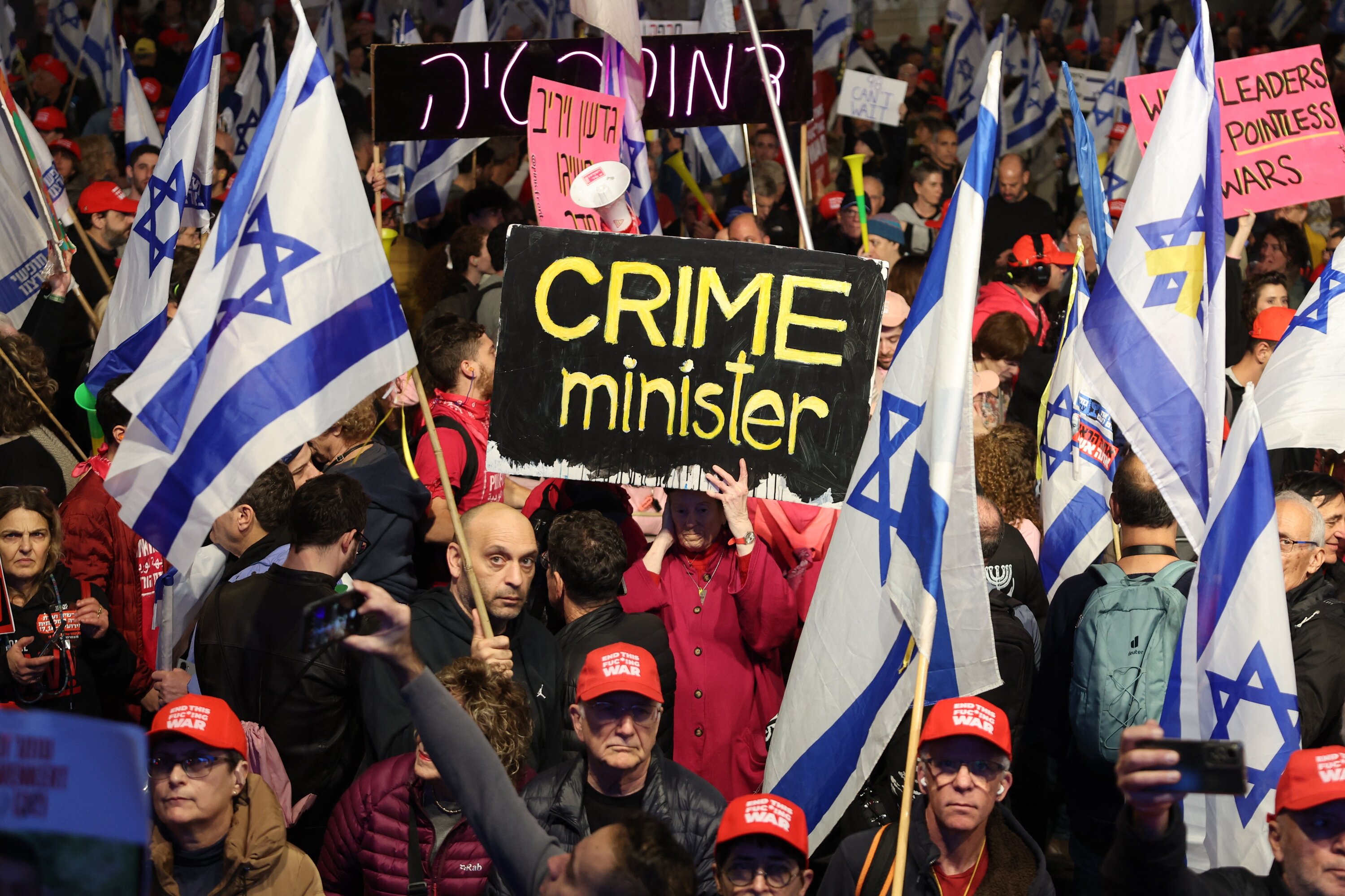 Demonstrators have lamented the Israeli government's lack of progress to secure the release of hostages held in Gaza since October 2023. Photo / AFP