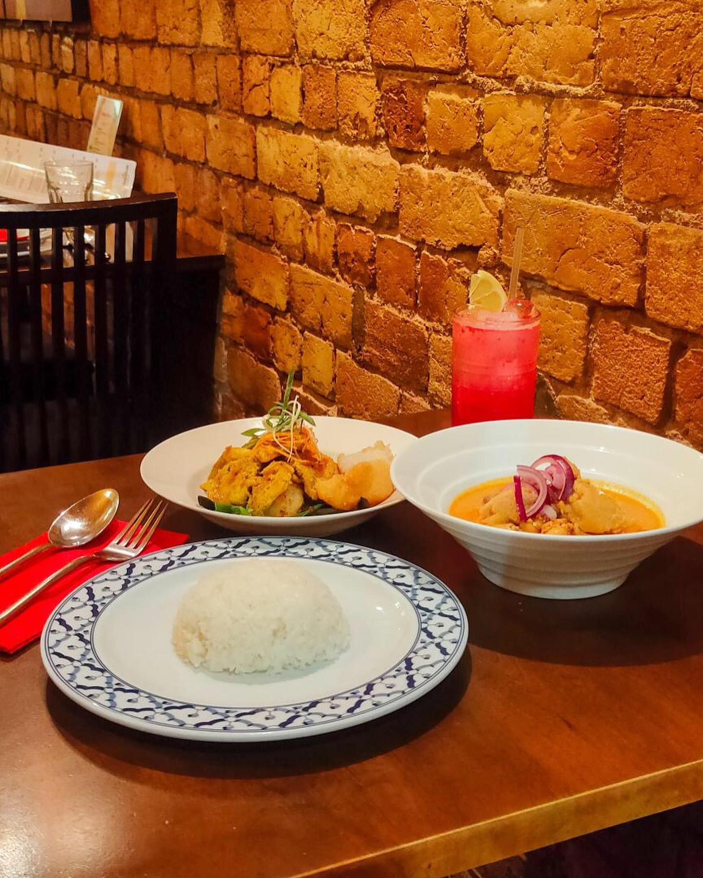 Ponsonby's Thai House menu spans curry puffs, tom yum prawns, ginger tofu and sticky rice. Photo / @Thaihouseponsonby