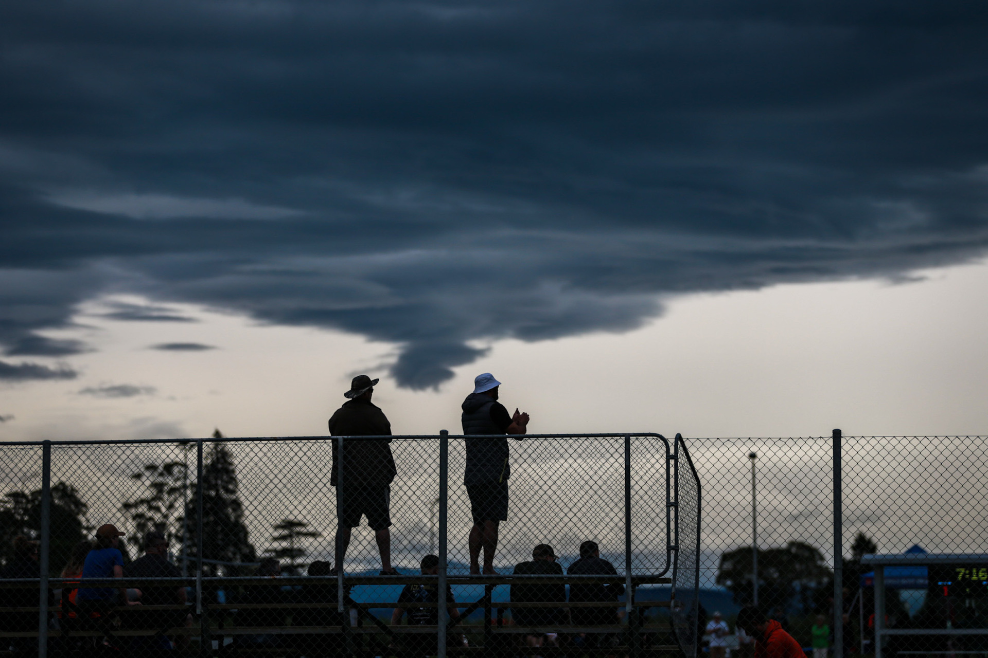 Cloud over Hastings on Sunday. It's supposed to be 28-29deg on Wednesday but a bit of rain is forecast for Guy Fawkes and Six60 concert day on Saturday. Photo / Paul Taylor