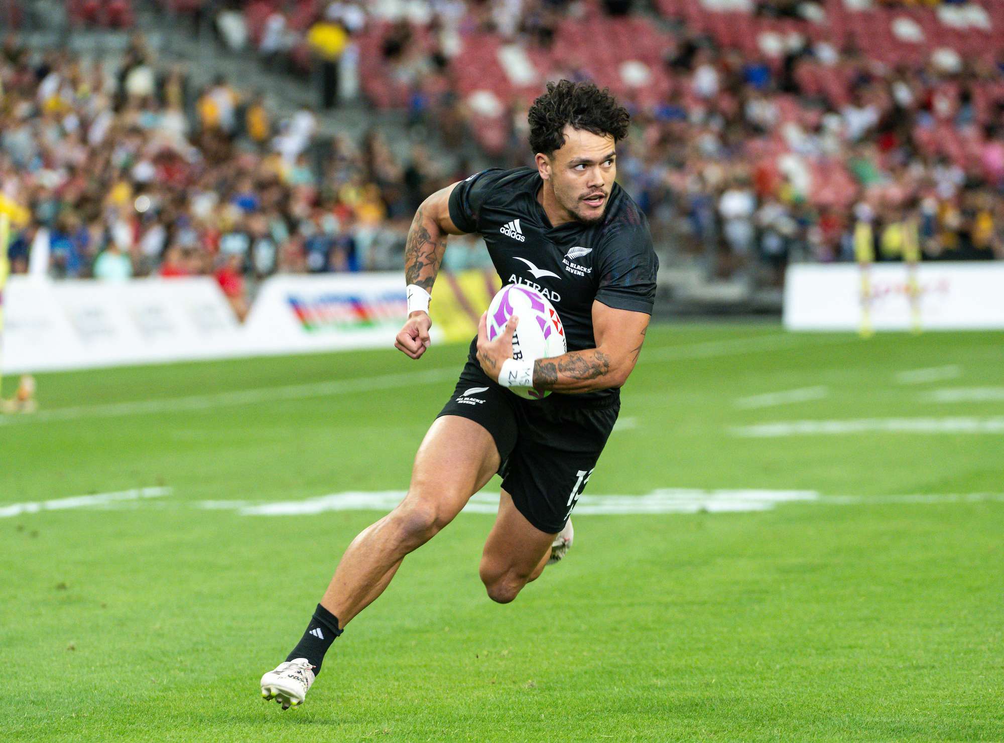 Melbourne have signed New Zealand sevens player Moses Leo who played at the Paris Olympics. Photo / Photosport.nz