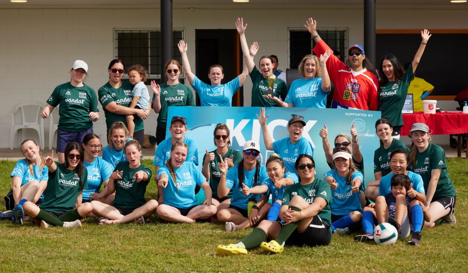 Some of last year's Kick for a Cause players will feature again on Sunday, but many will be first-timers. 