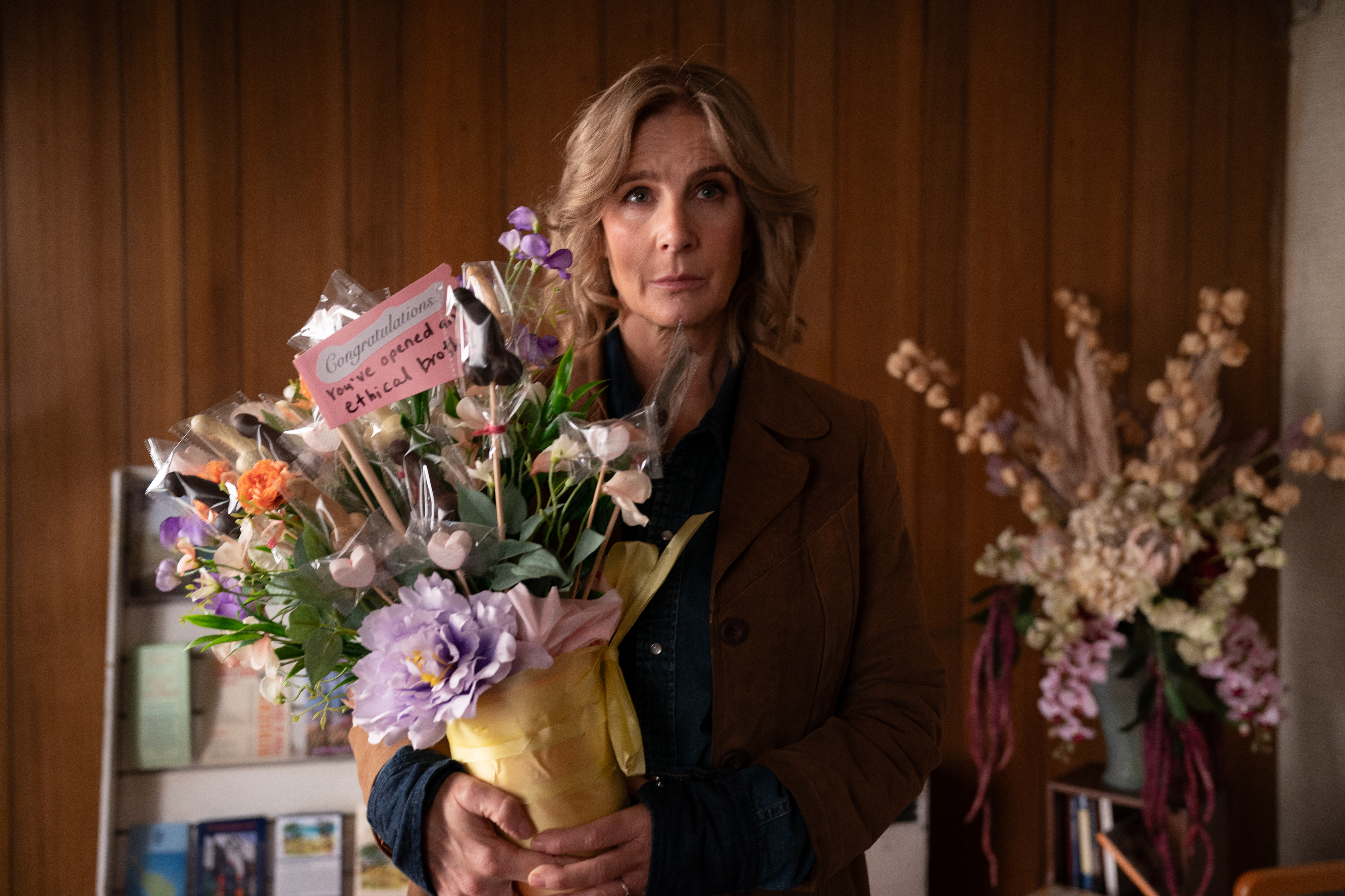 Rachel Griffiths stars as McKenzie ‘Mack’ Leigh in the award nominated series. Photo / Warner Bros. Discovery