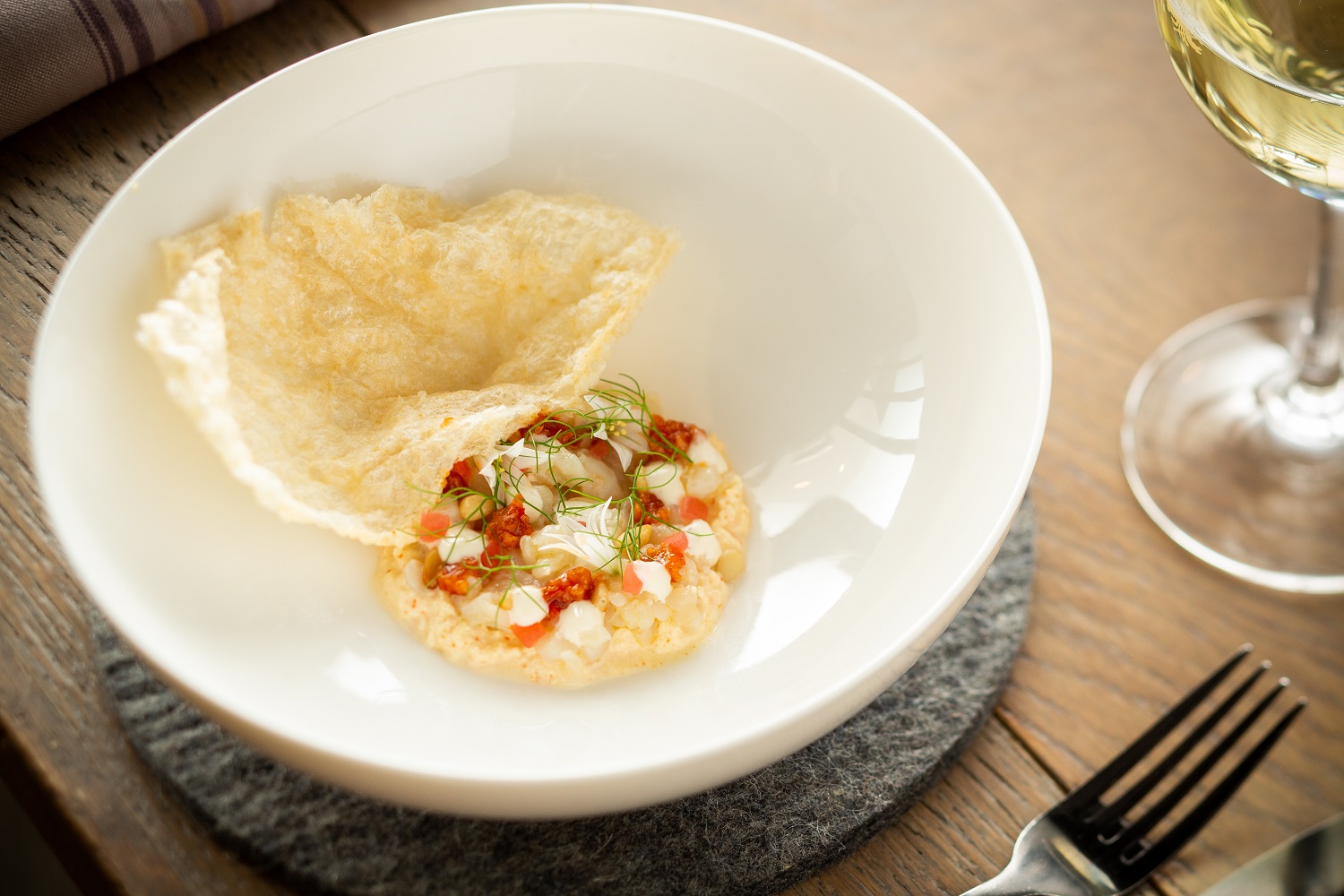 The scallop dish on the menu at Paris Butter. Photo / Babiche Martens