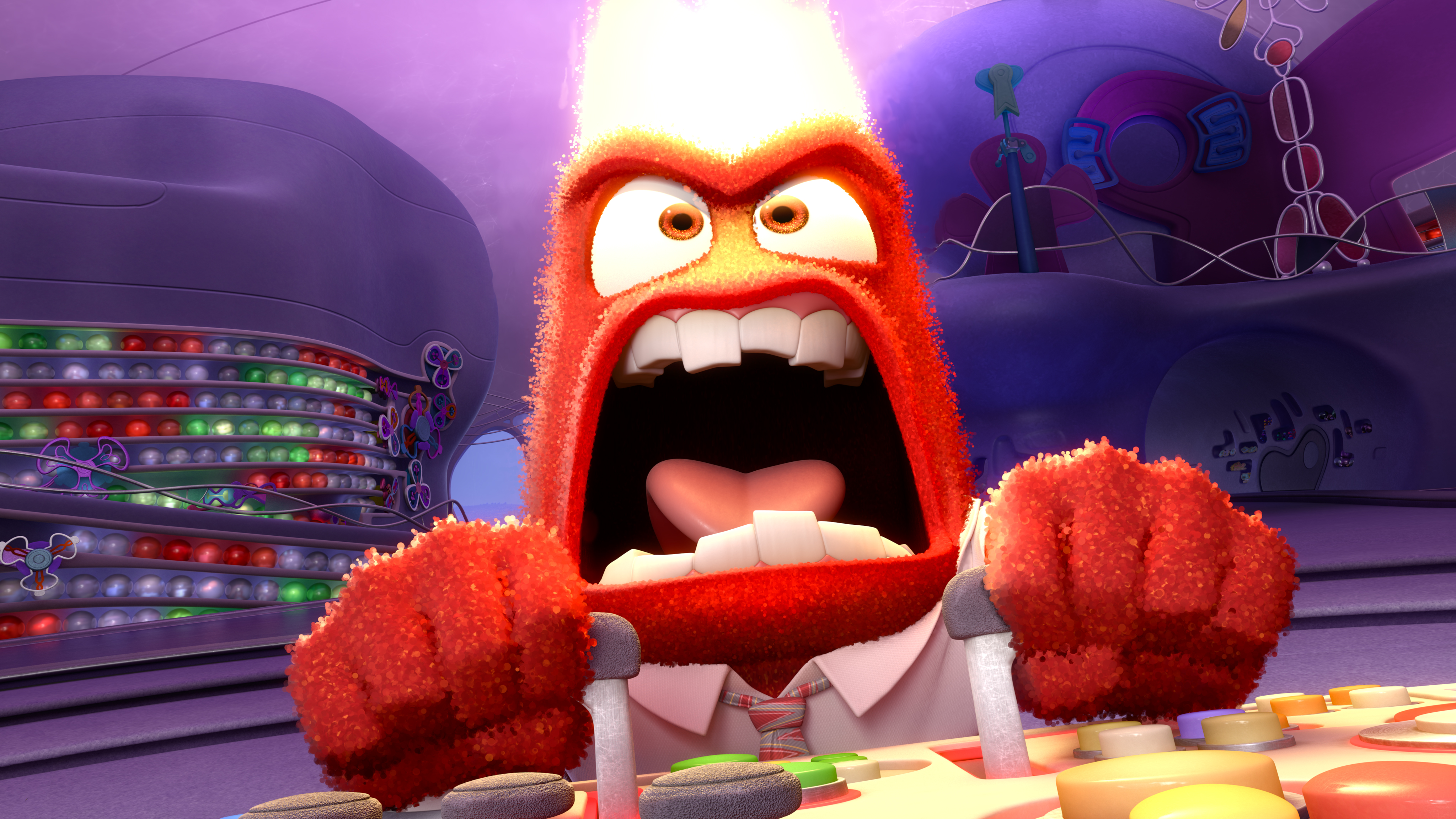 Anger becomes a driving force in Inside Out. Photo / Supplied