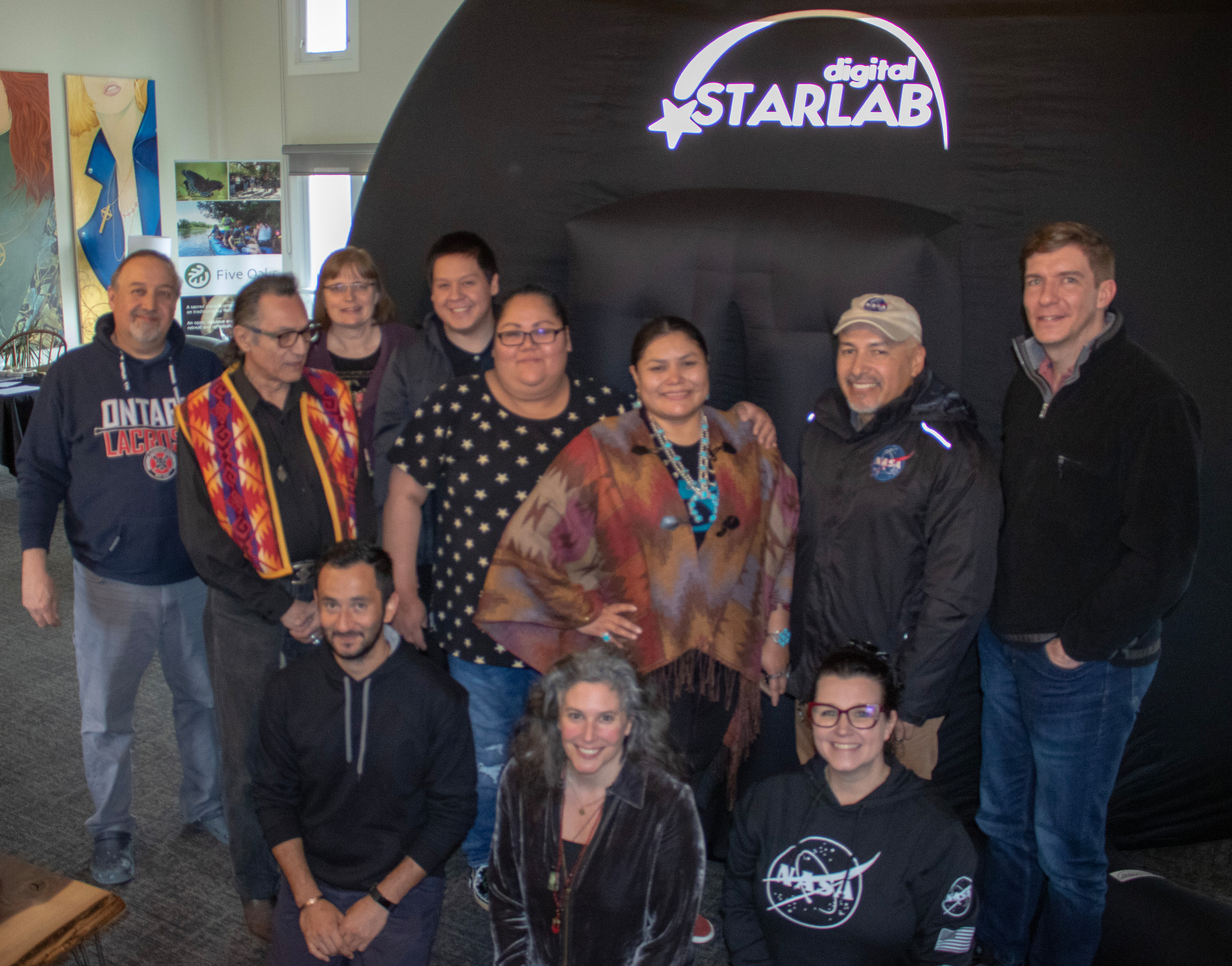 Indigenous groups around the world gather together to share cultural knowledge about space, facilitated by Nasa. Photo / Supplied