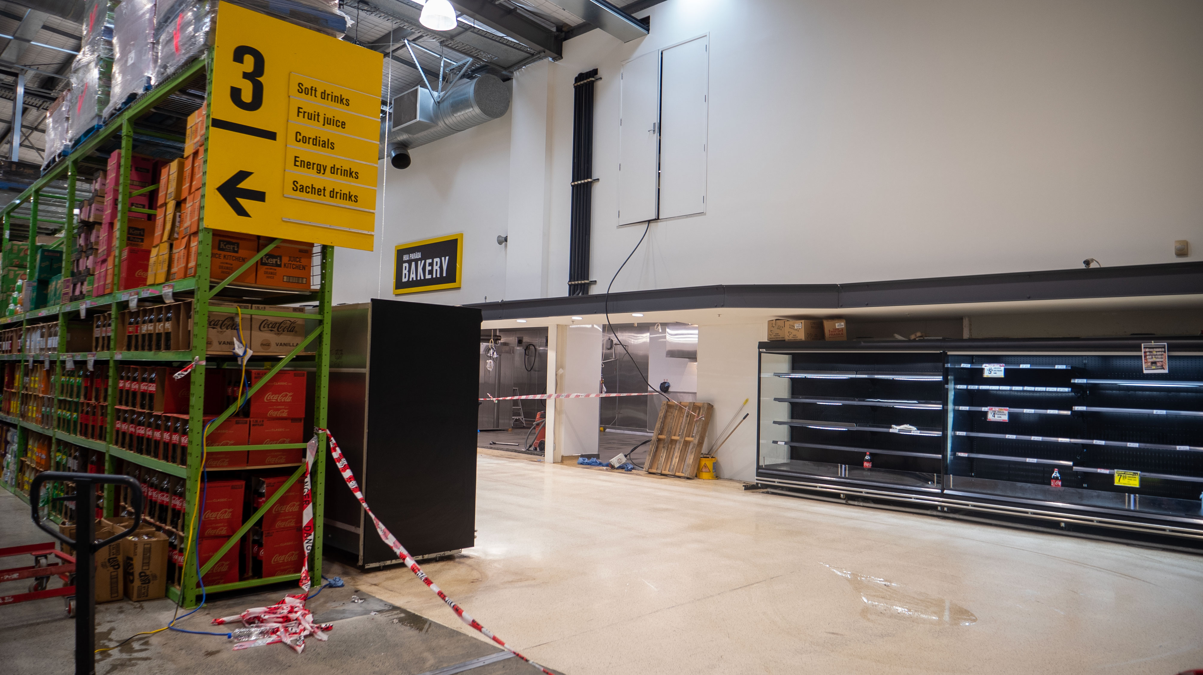 All refrigerators and ovens inside Pak'nSave Wairau Rd were destroyed in Auckland's floods.