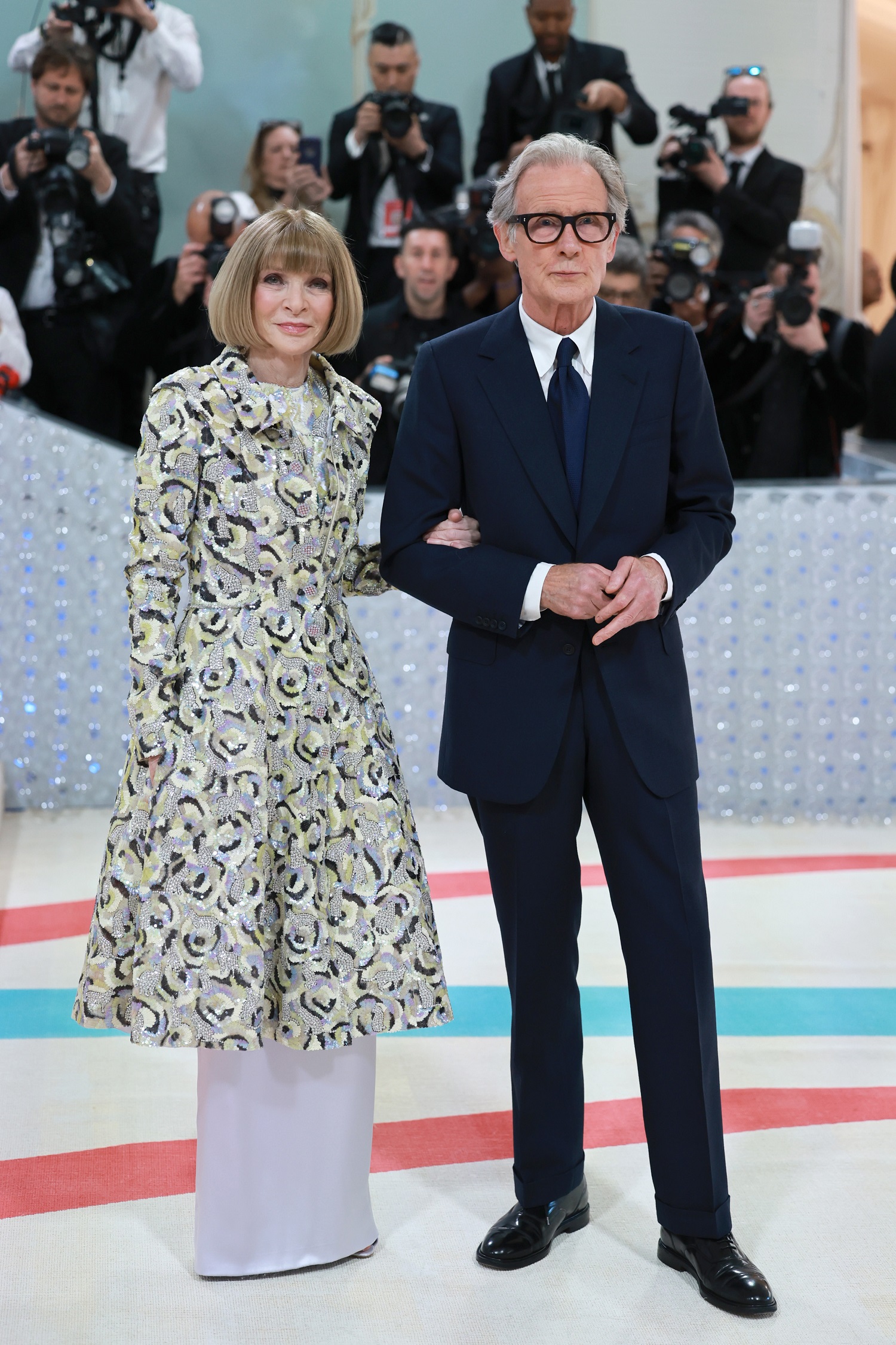 Anna Wintour and Bill Nighy. Photo / Getty Images