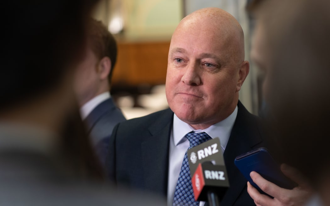 Christopher Luxon is convinced National's plan for special 'academies' will work - others working with young offenders disagree. Photo / Angus Dreaver, RNZ