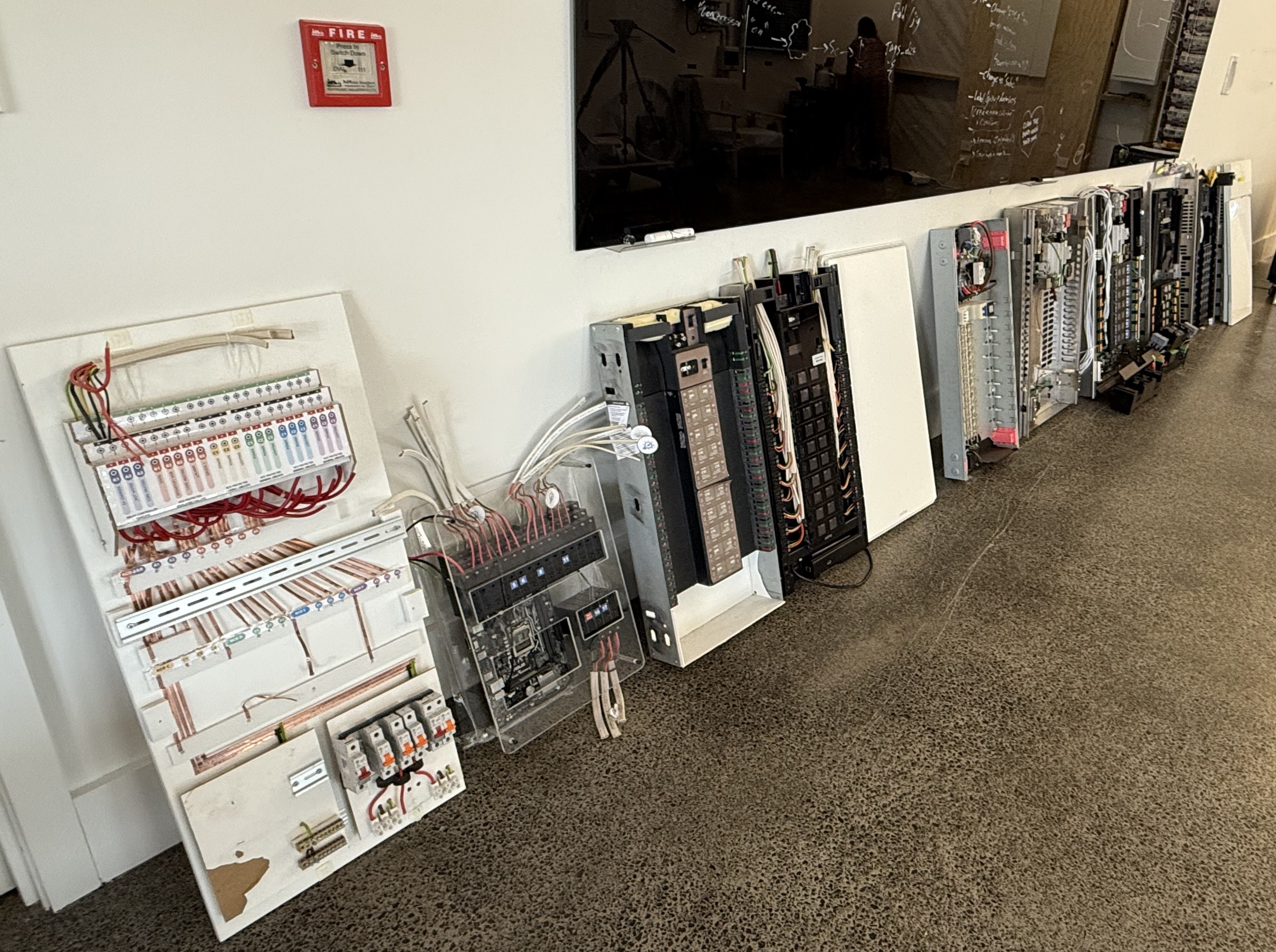 Protypes line a wall at Basis HQ. The start-up has refined its design over four years of R&D. Photo / Chris Keall