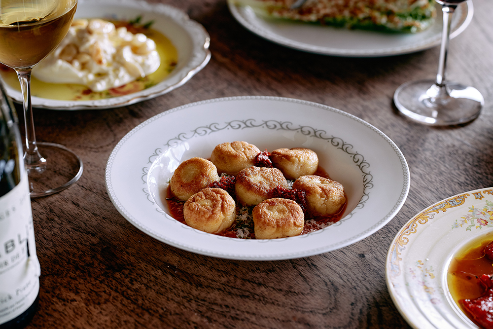The gnocchi in spicy nudja at Cave A Vin. Photo / Babiche Martens