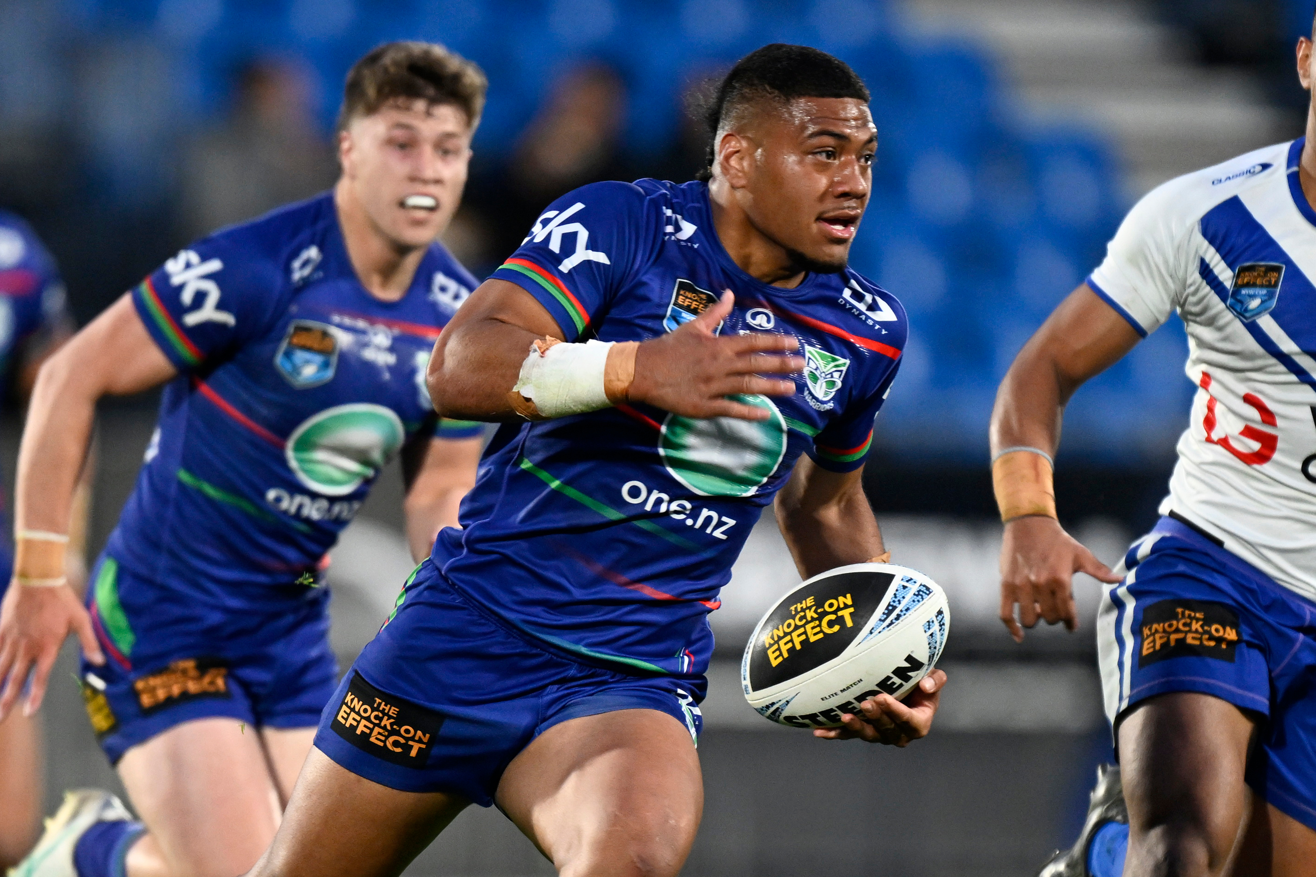Leka Halasima, pictured while playing for the Warriors' NSW Cup side. Photo / Photosport