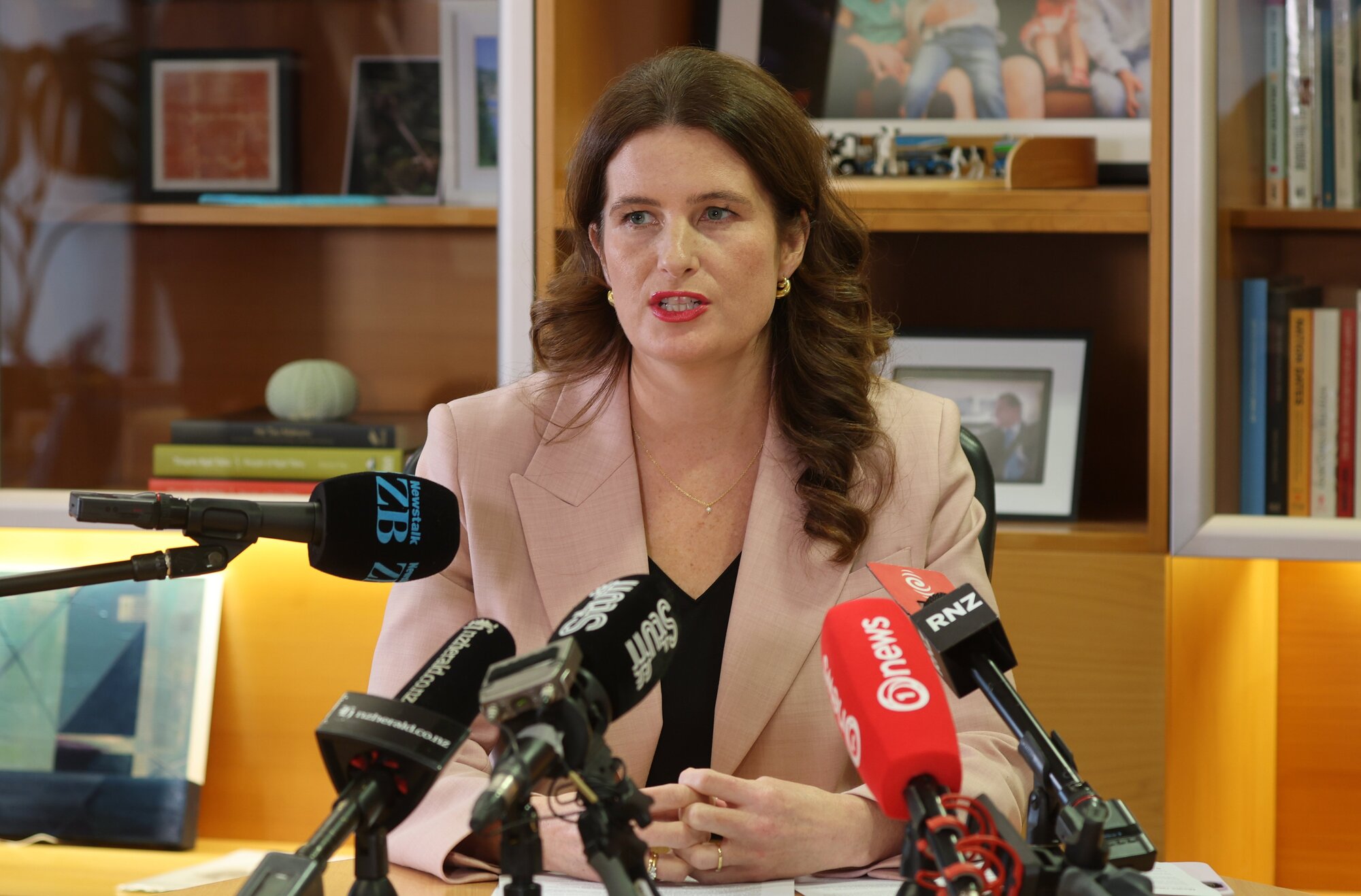 Finance Minister Nicola Willis attacked Labour for its lack of policy. Photo / Mark Mitchell
