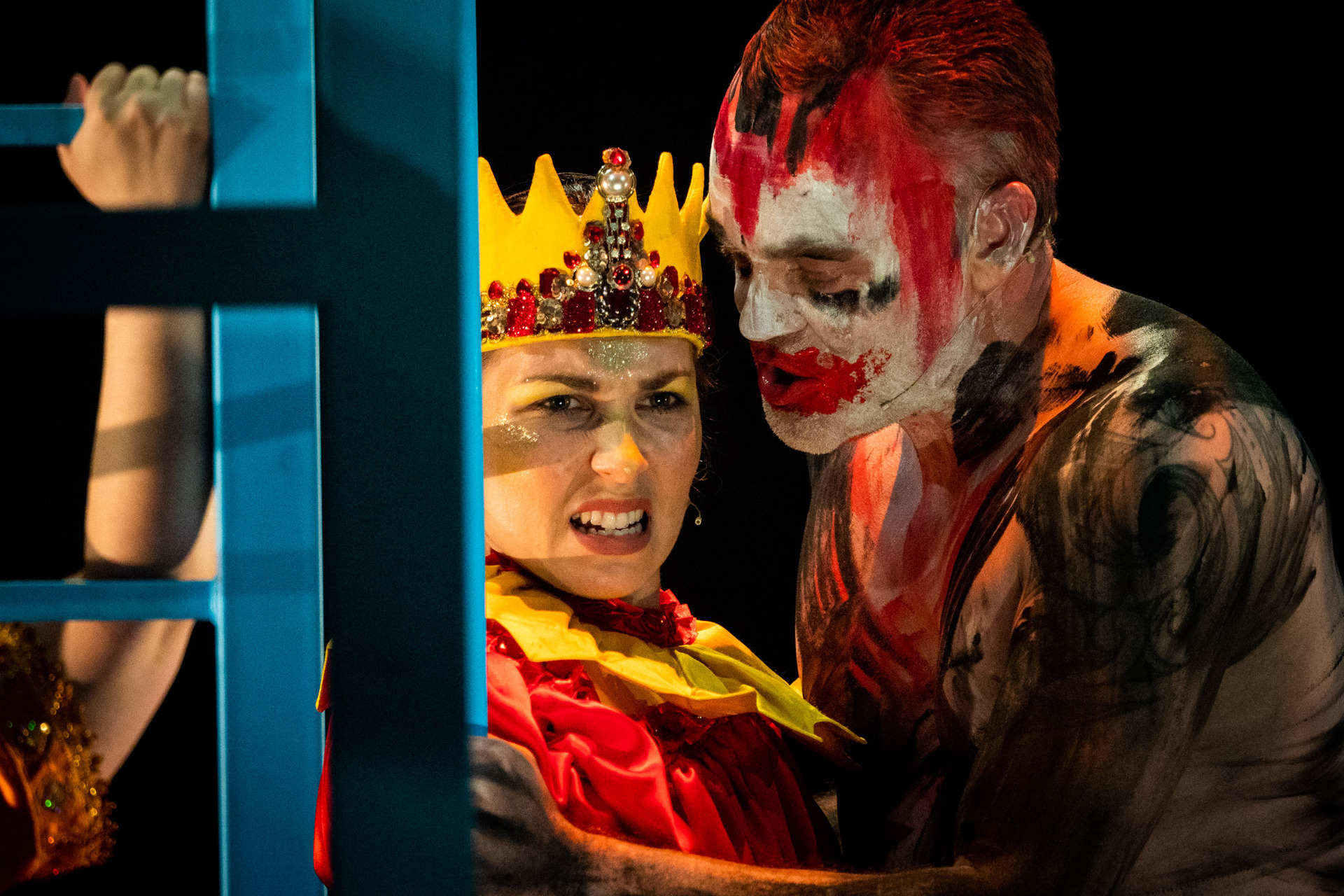 Tobeck with Olivia Tennet in Silo Theatre's production of 