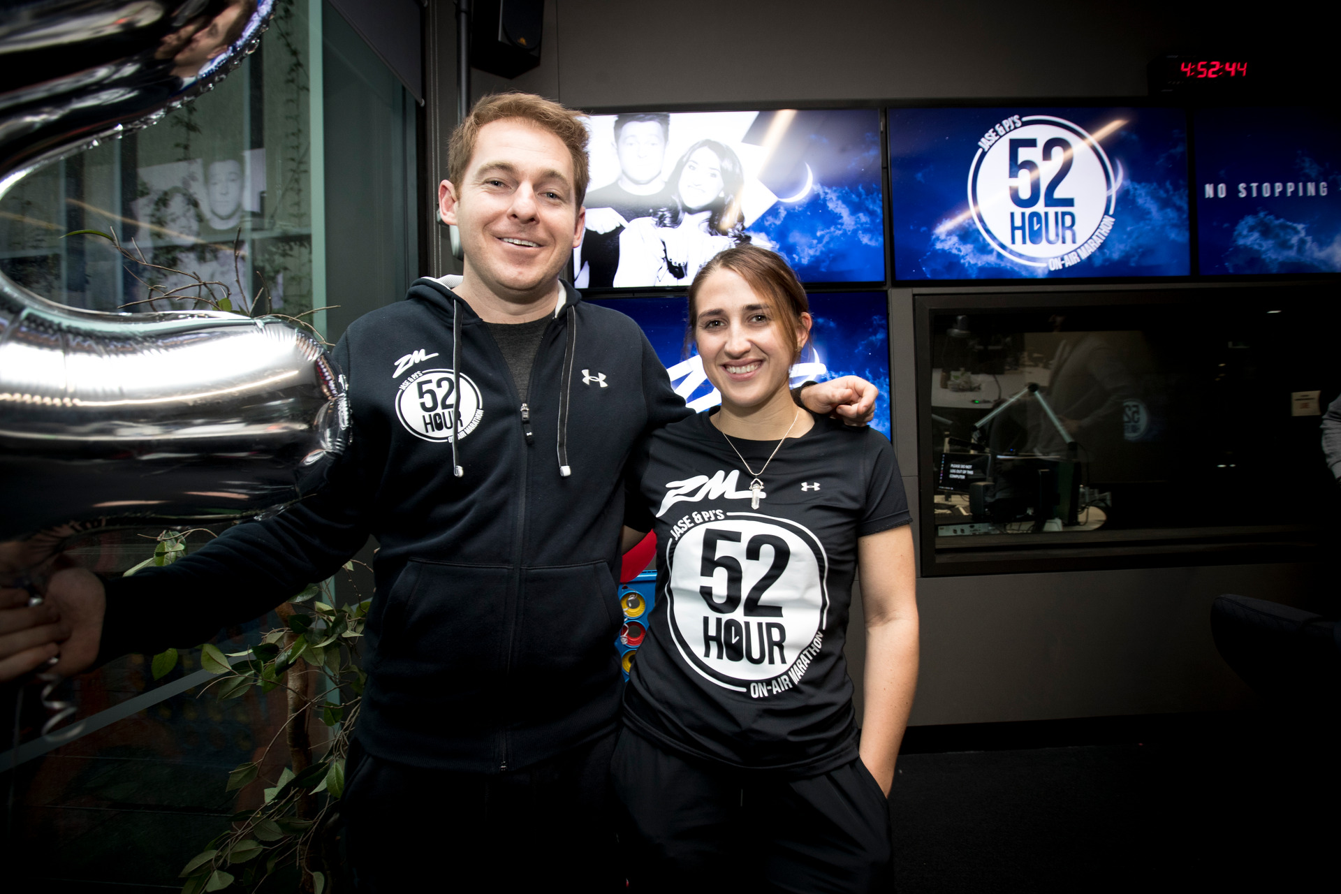 Jase and PJ during their time on ZM in New Zealand. Photo / Dean Purcell