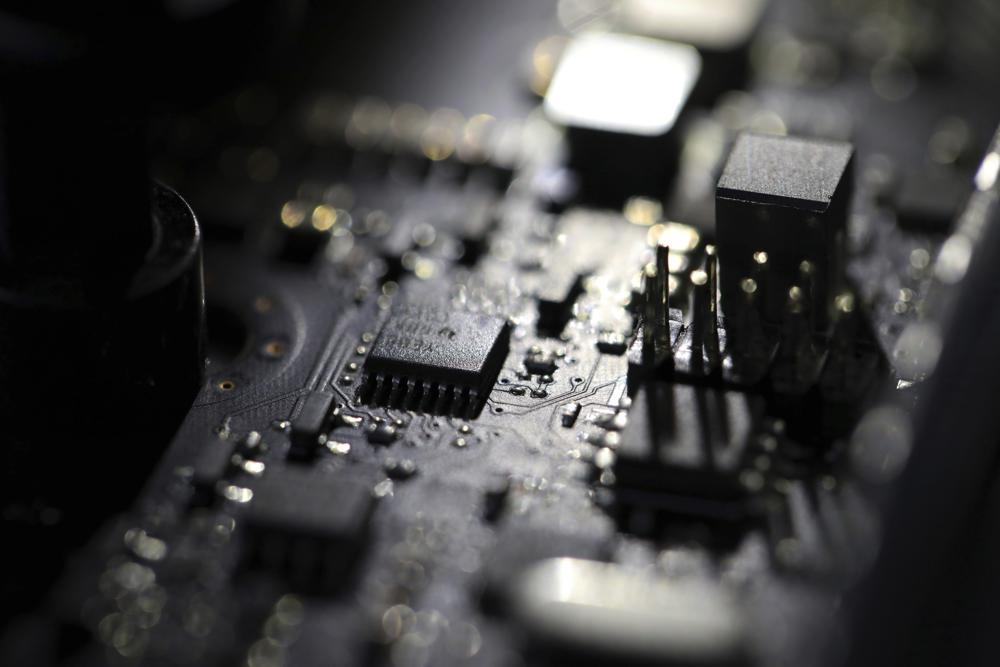 File photo shows the inside of a computer in Jersey City, N.J. A ransomware attack paralysed the networks of at least 200 U.S. companies. Photo / AP