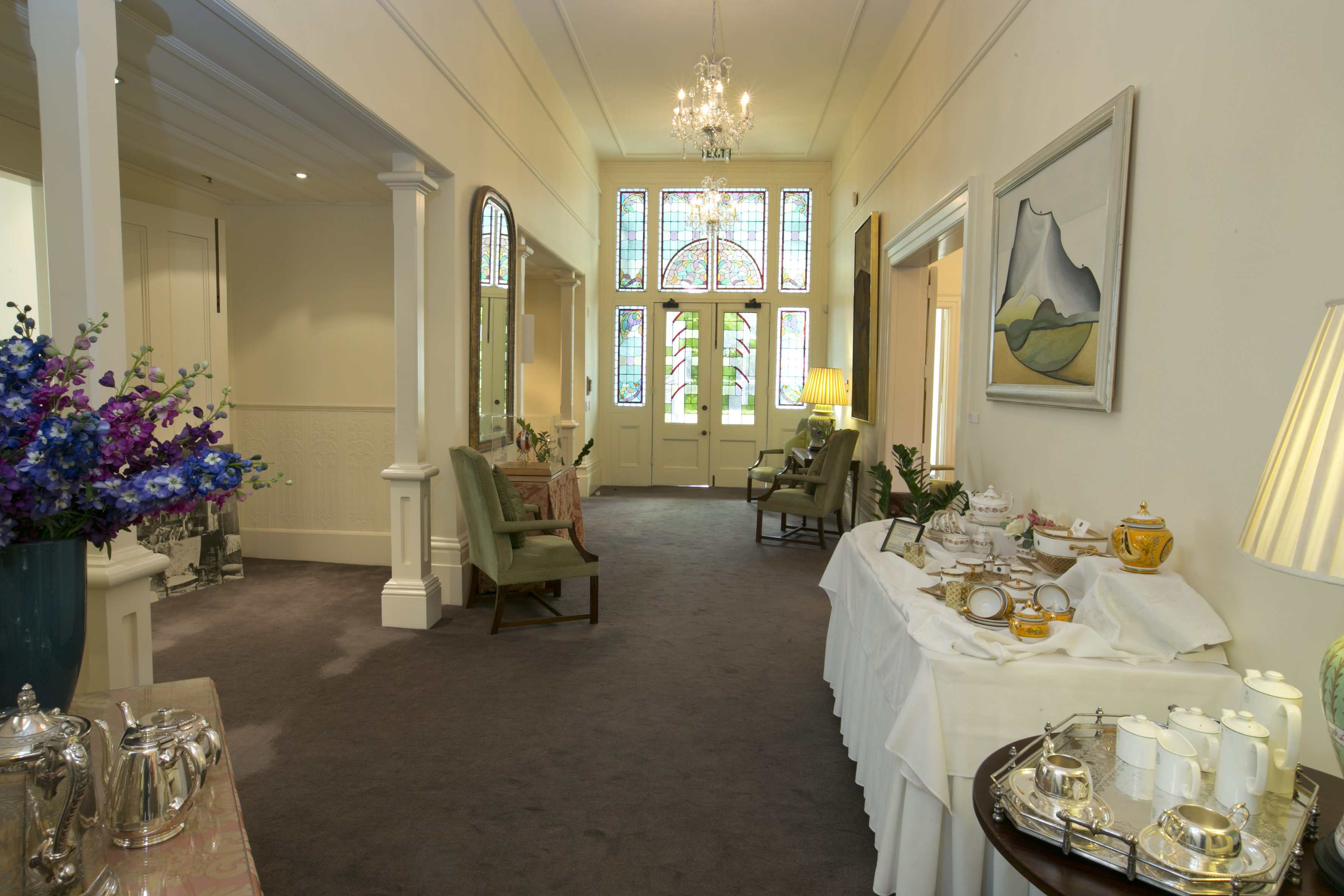 The entrance hall at Premier House in Wellington. Photo / Mark Mitchell