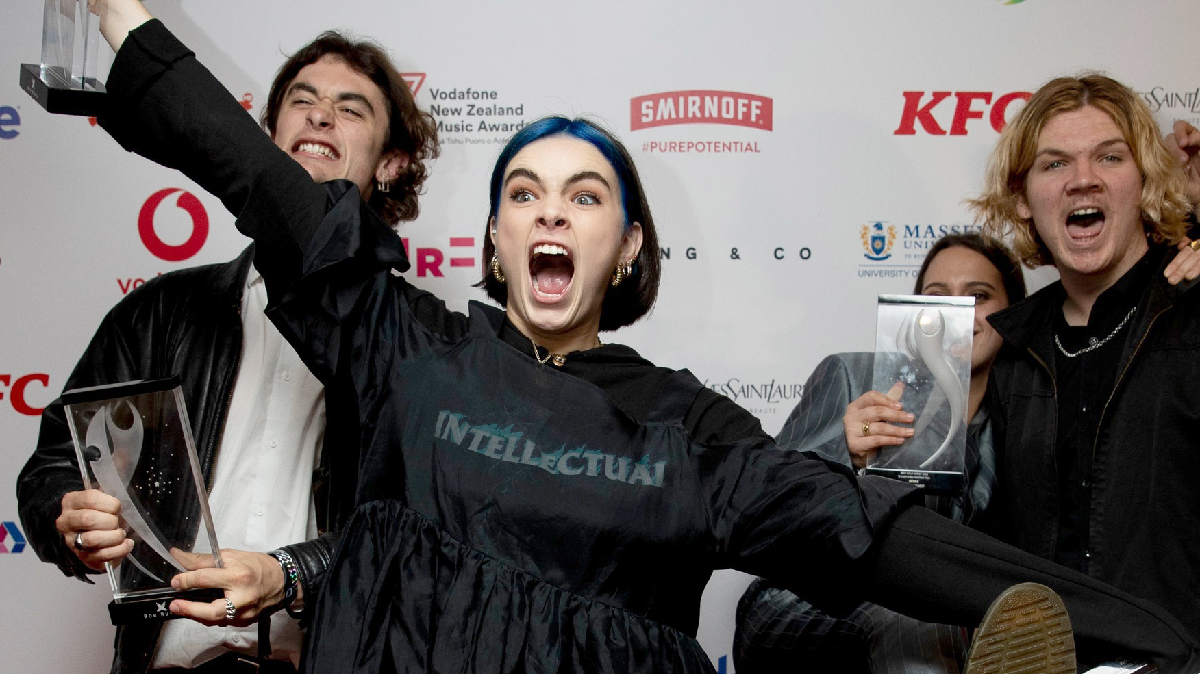 Award winner Benee at the 2019 New Zealand Music Awards held at Spark Arena. Photo / Dean Purcell