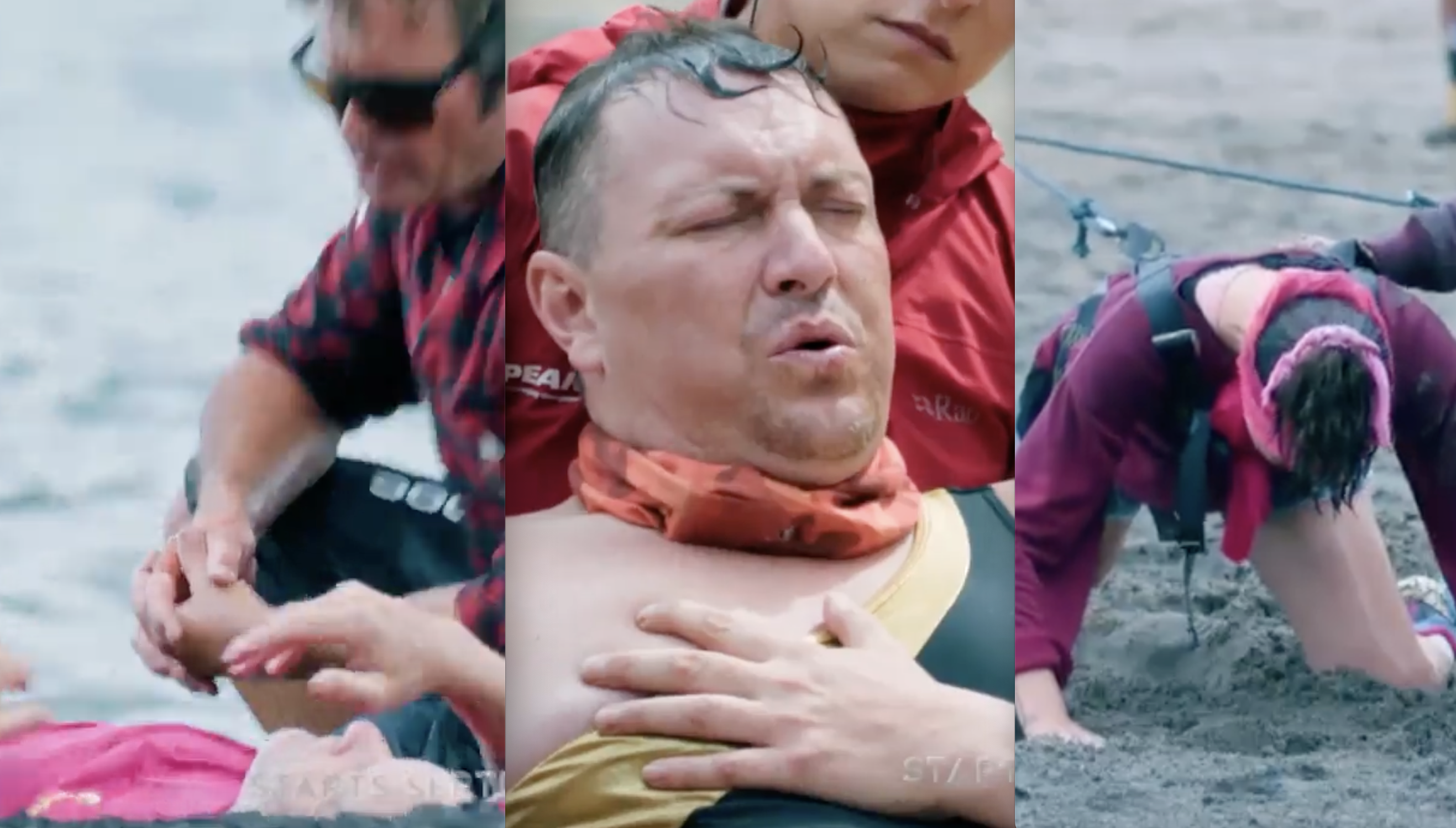 Medics are required multiple times this Treasure Island season. Photo / TVNZ