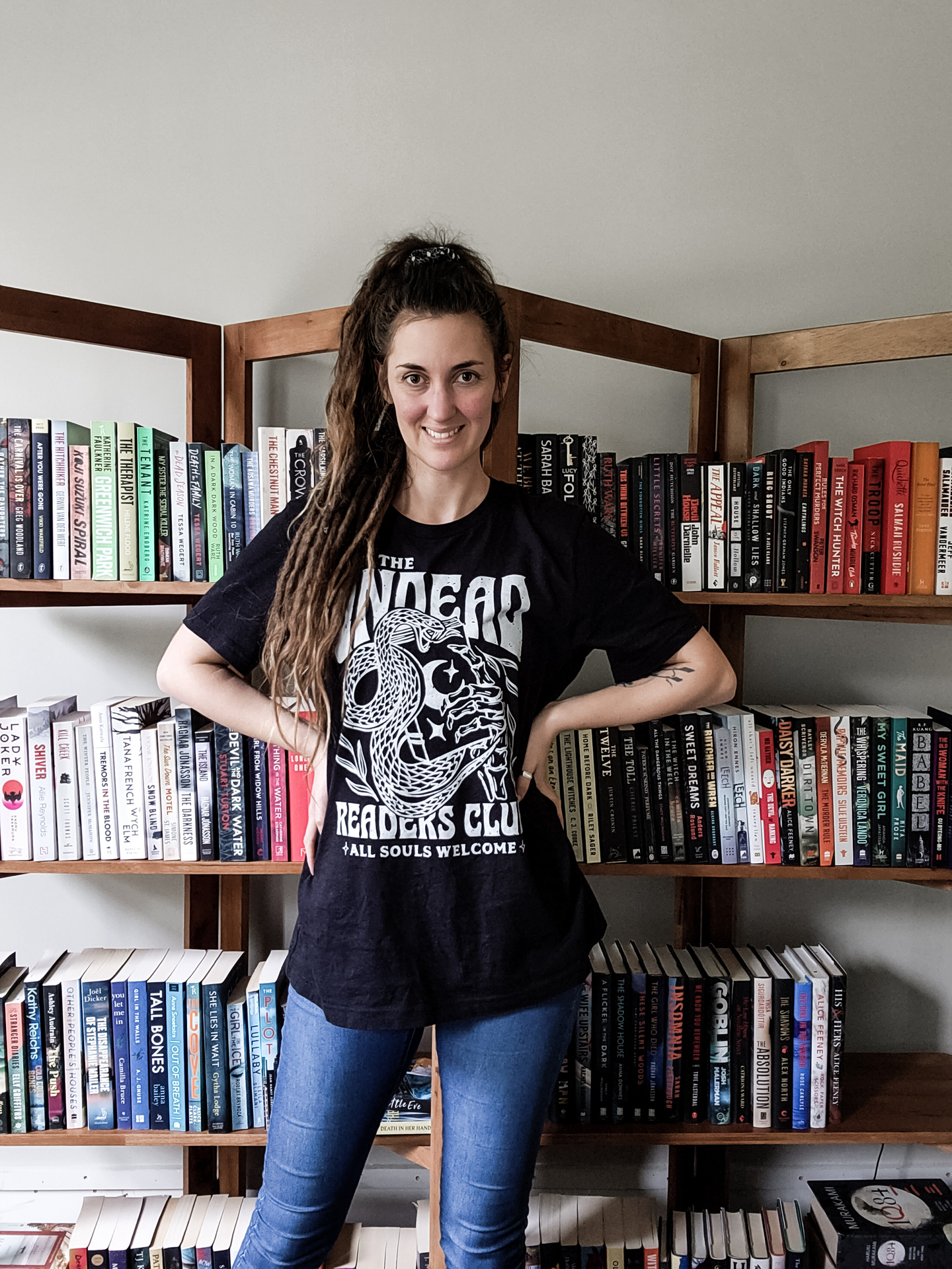 Waihi bookstagrammer Tash Murray specialises in thrillers and serial killers.