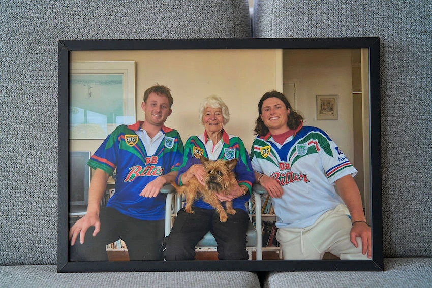 The picture Forlong and Fredheim left with Marilyn Eales when they flew to Sydney. Photo / John Rata