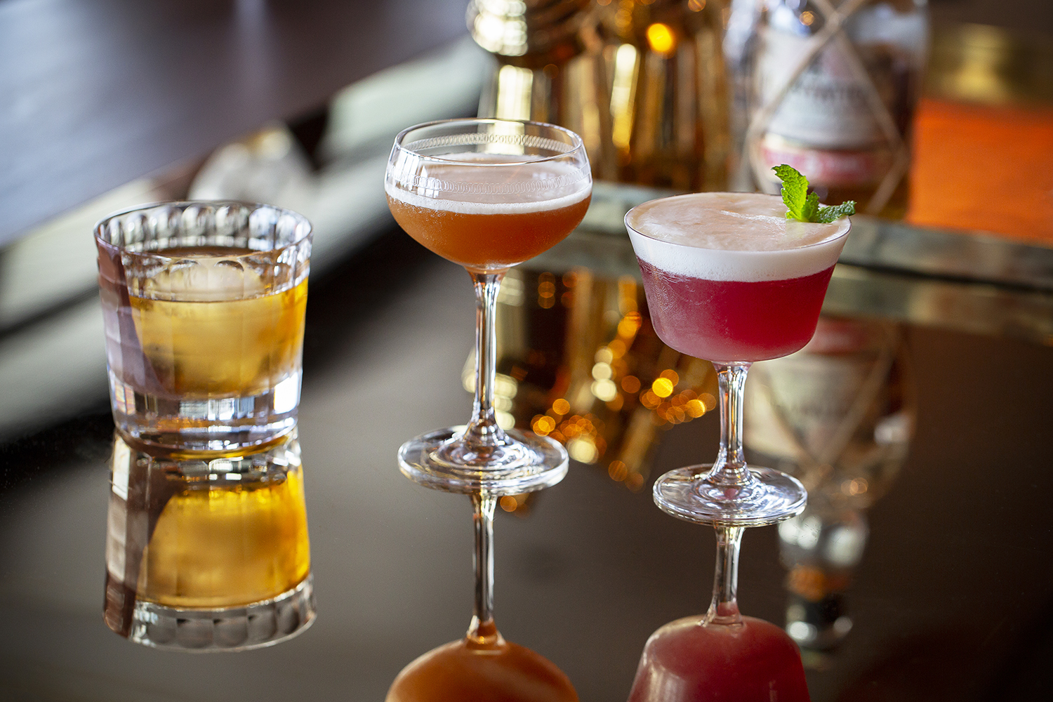 Cocktails at the Park Hyatt's Captain's Bar. Photo / Supplied