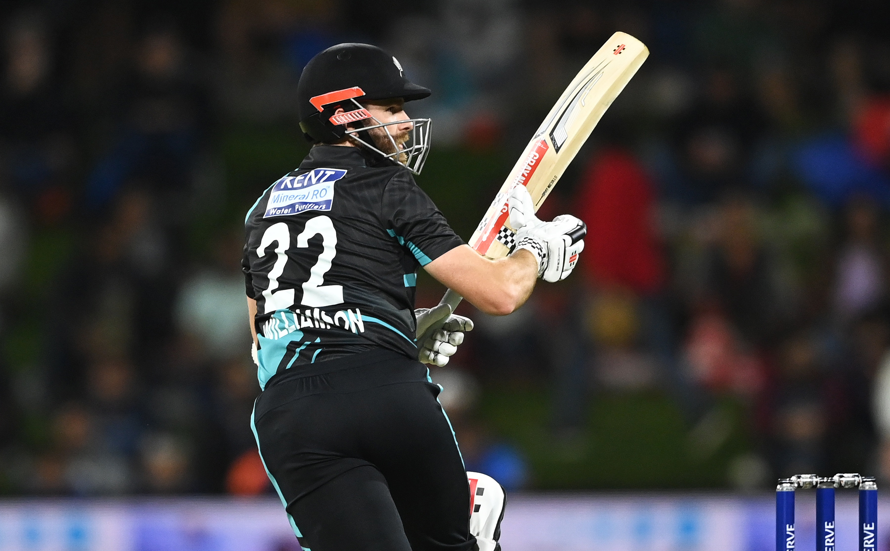 Kane Williamson in action during the second T20 against India. Photo / Photosport