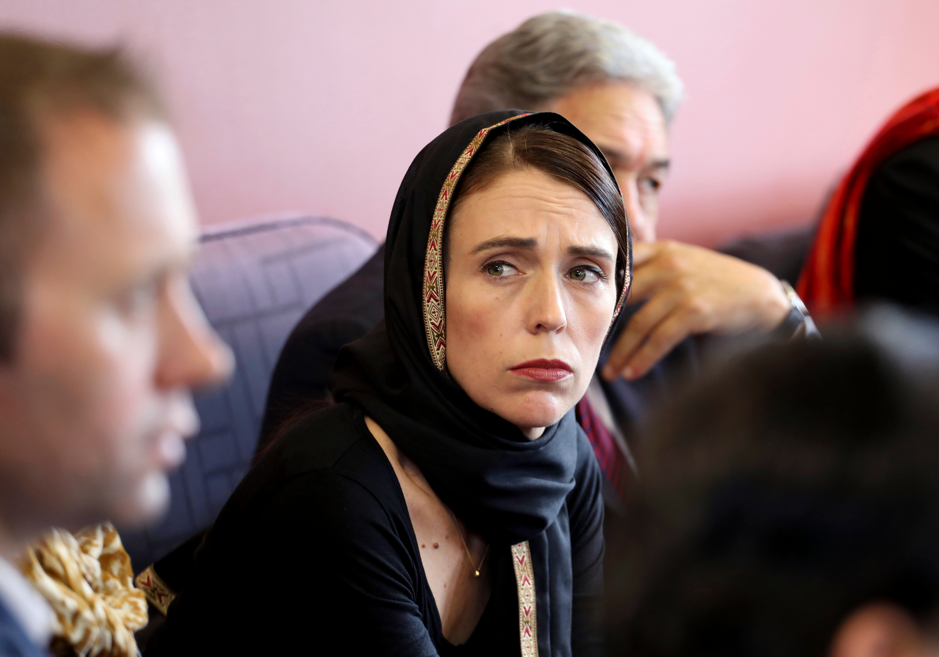 Jacinda Ardern meets members of the Islamic community, September 10, 2020.  Photo / SNPA