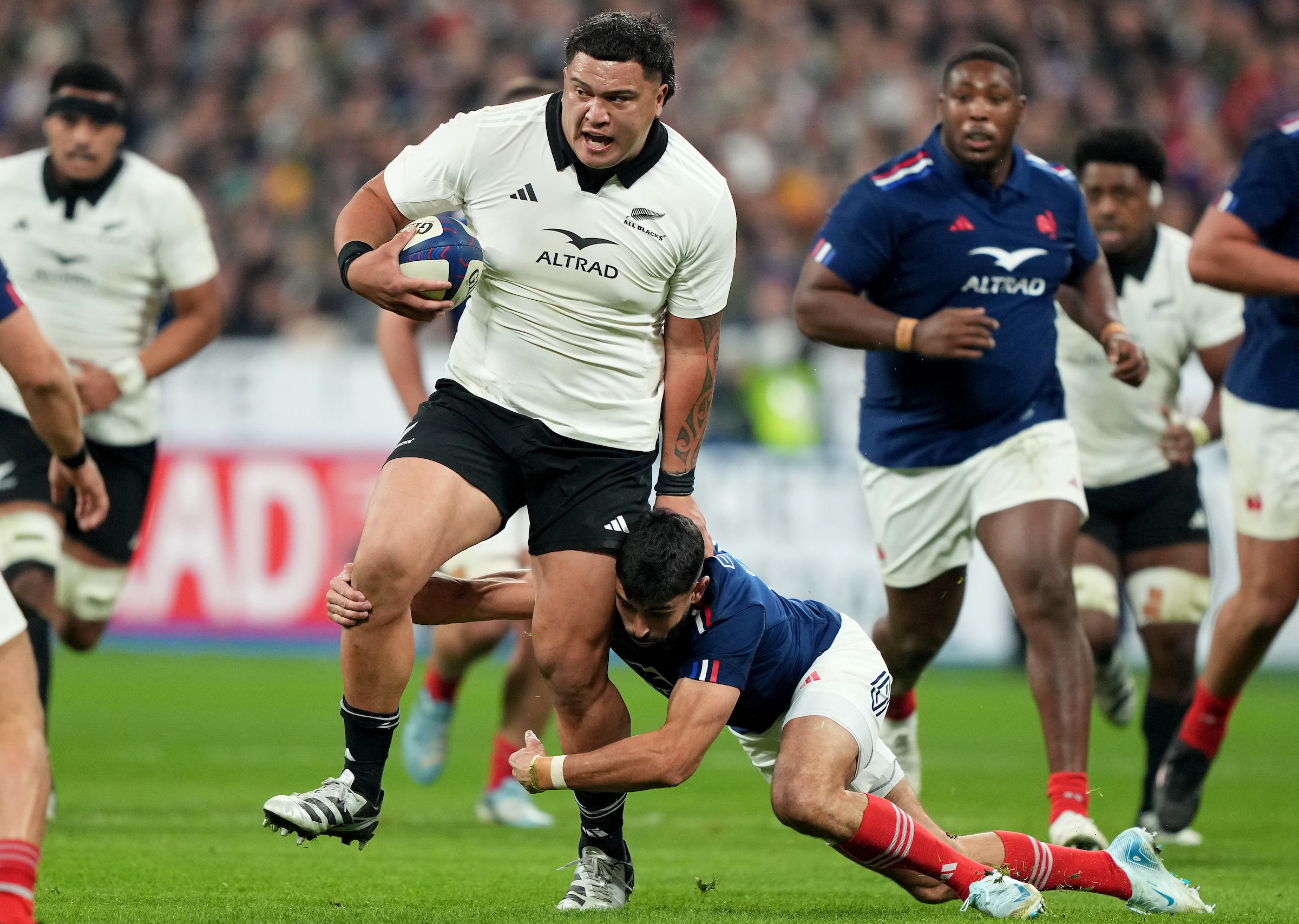 All Blacks prop Tamaiti Williams is sharing his mental health journey to help others. Photosport