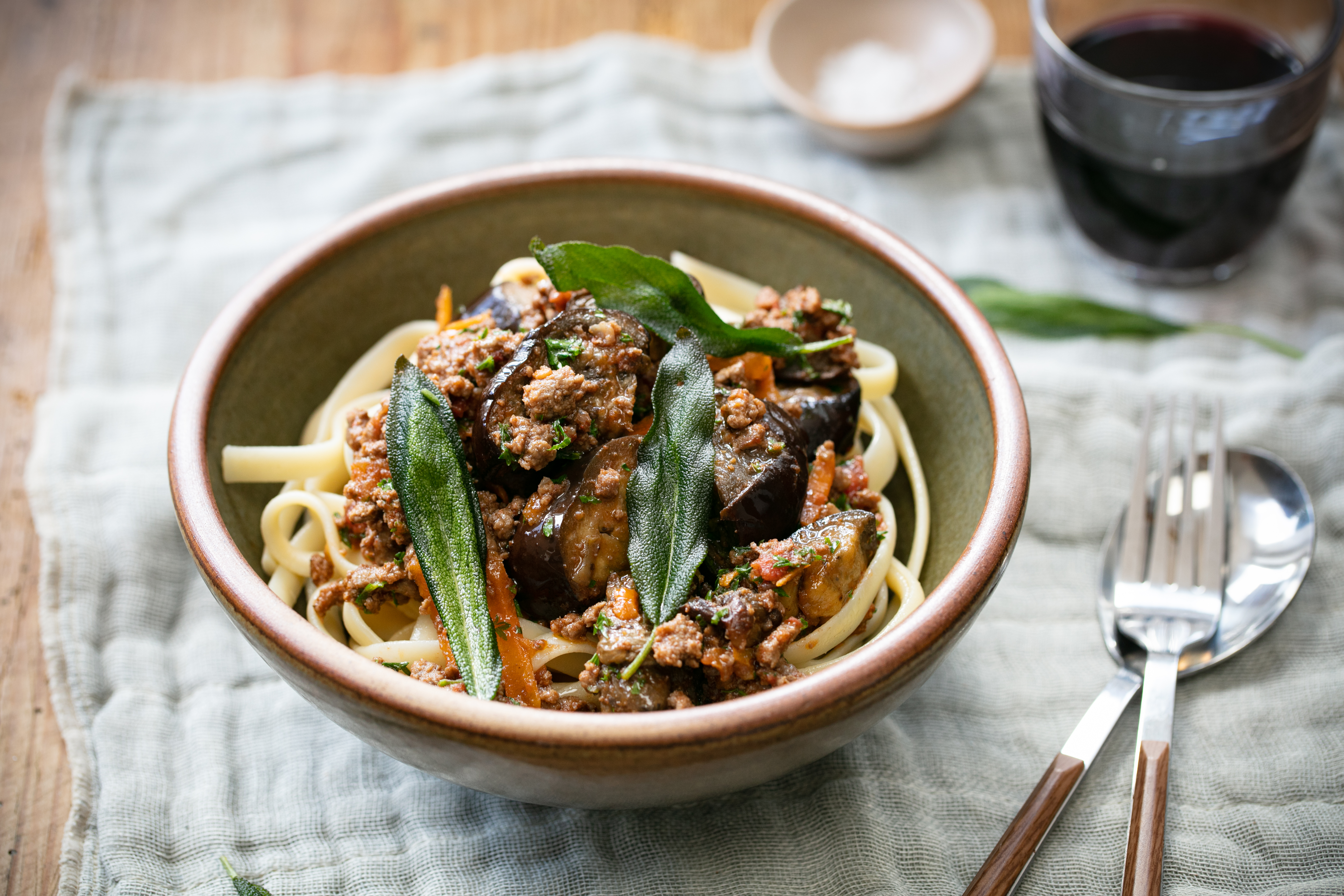 File This Aubergine & Lamb Fettuccine Recipe Under Reliably Good Comfort  Food - NZ Herald