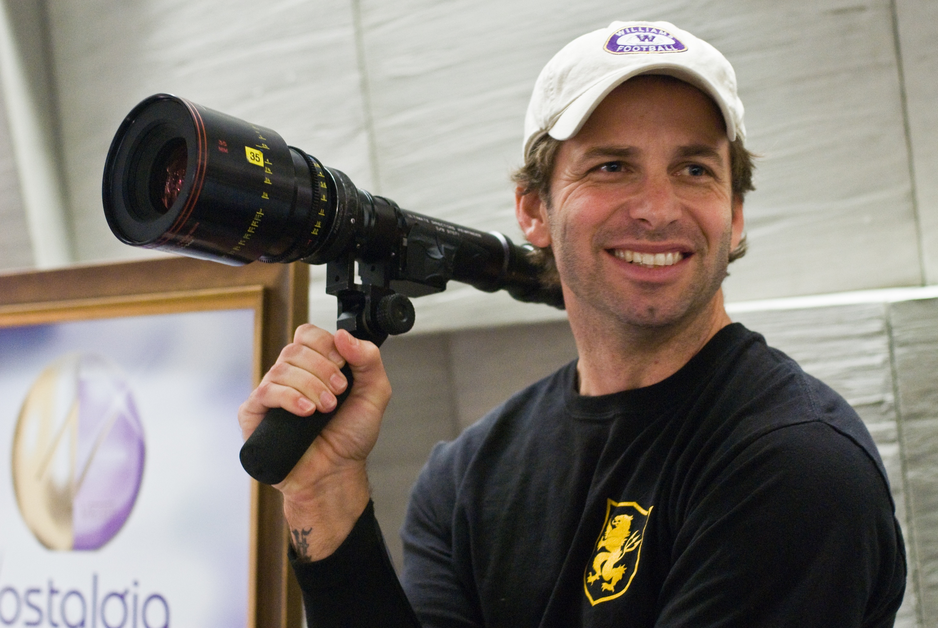 Director Zack Snyder on the set of Watchmen. Photo / Clay Enos