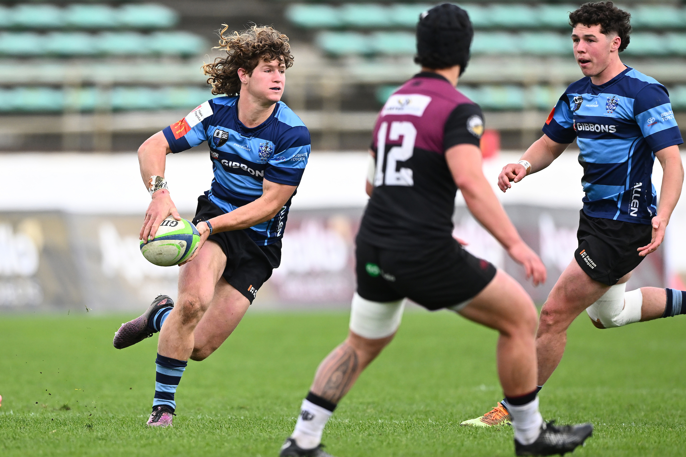 Harry Inch, seen playing for Nelson College, appears to be on the brink of swapping union for league. Photo / Kerry Marshall / www.photosport.nz
