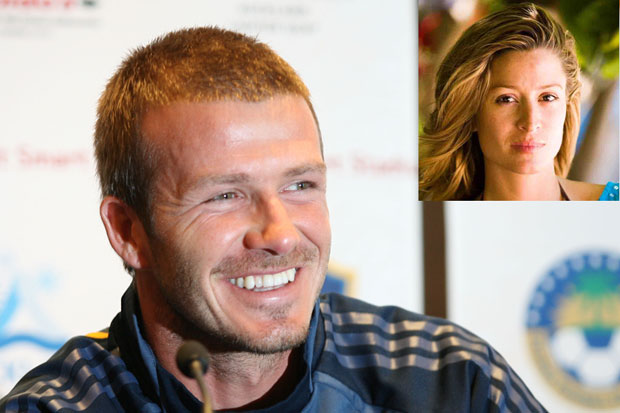 David Beckham and Rebecca Loos. In 2004 it was first reported the English footballer had been allegedly cheating on his wife Victoria with Loos, who was paid more than $500,000 for an interview and access to Beckham's text messages. Photos / File