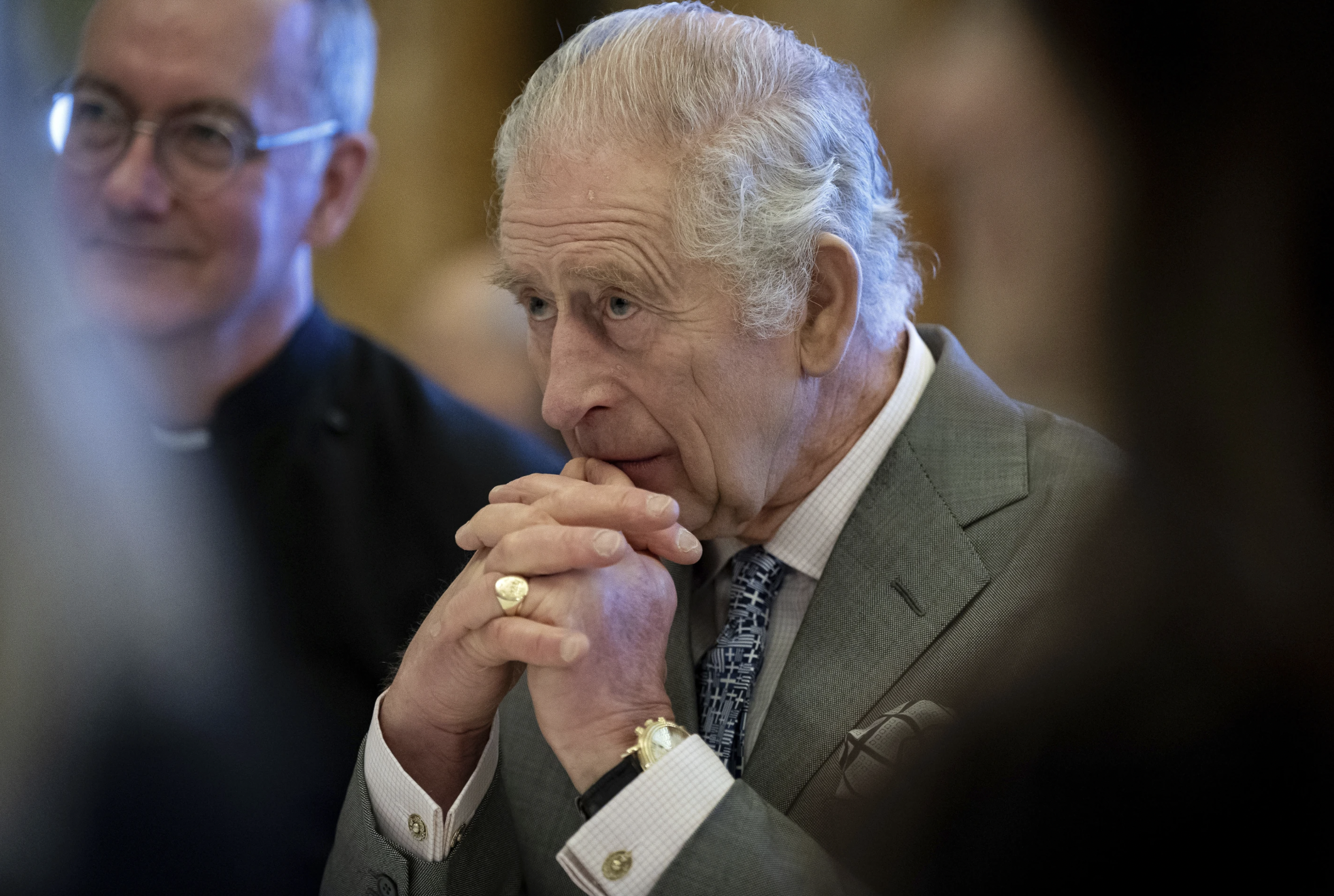 King Charles III underwent a 'corrective procedure' for an enlarged prostate in late January. Photo / AP