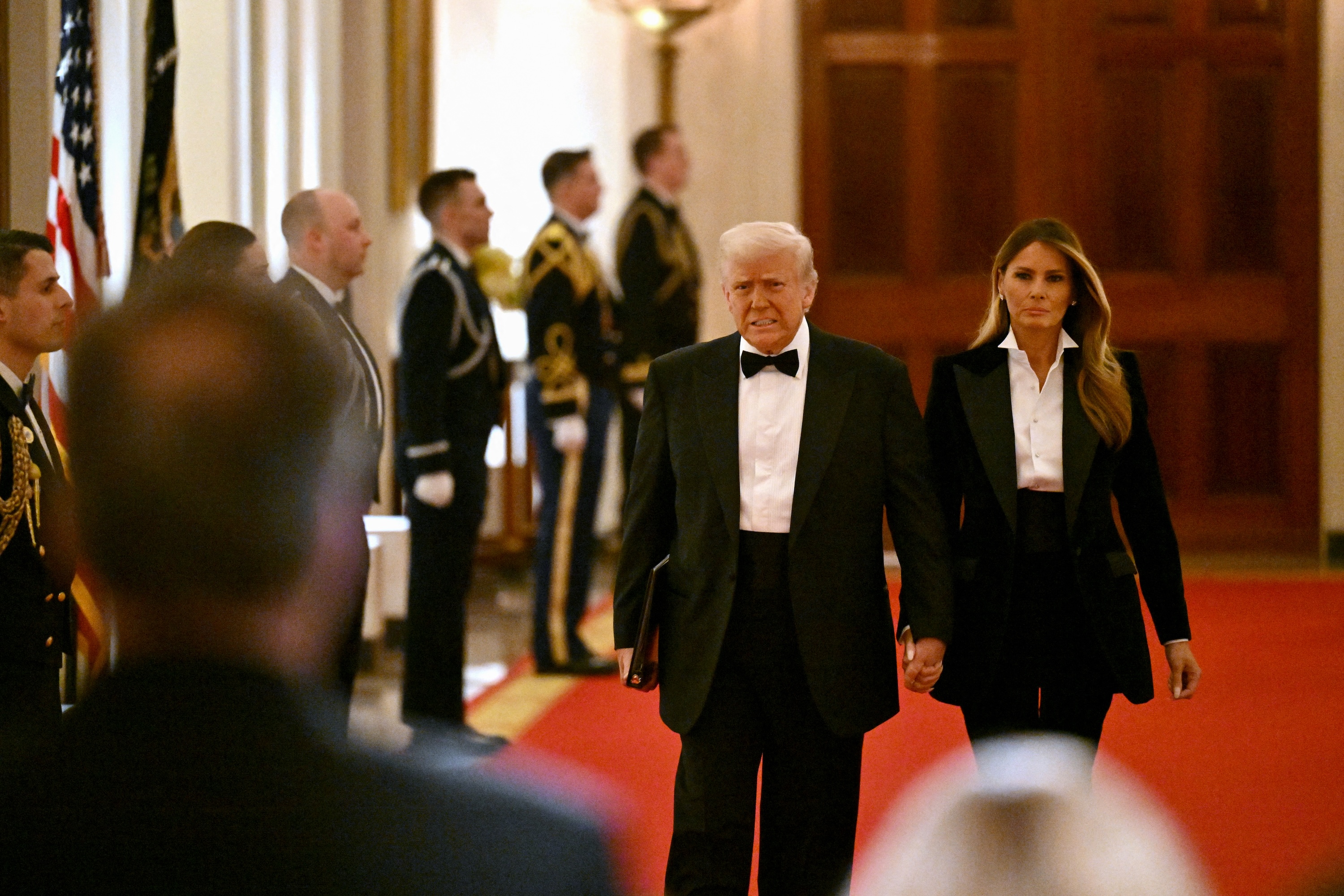 US President Donald Trump and US First Lady Melania Trump. Photo / AFP
